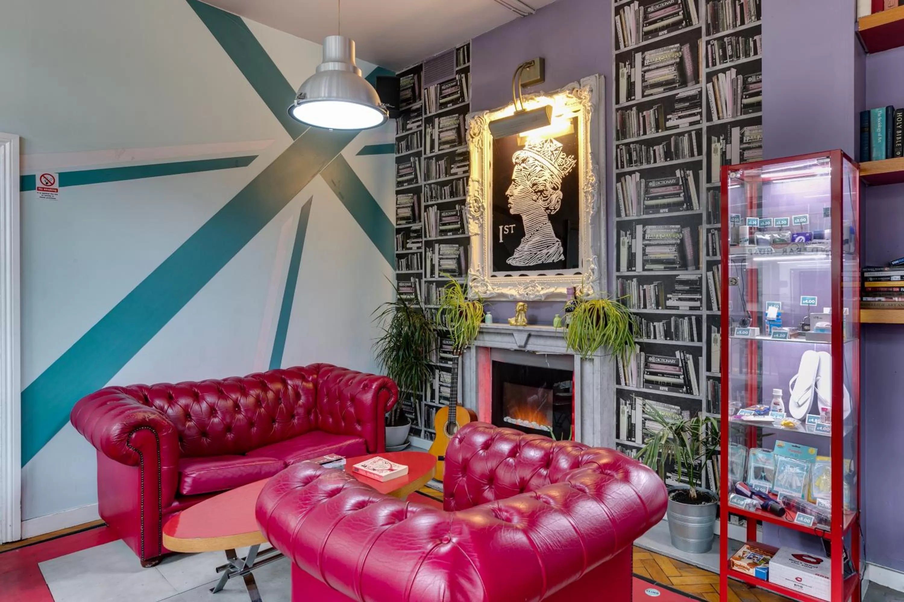 Seating area in Clink261 Hostel