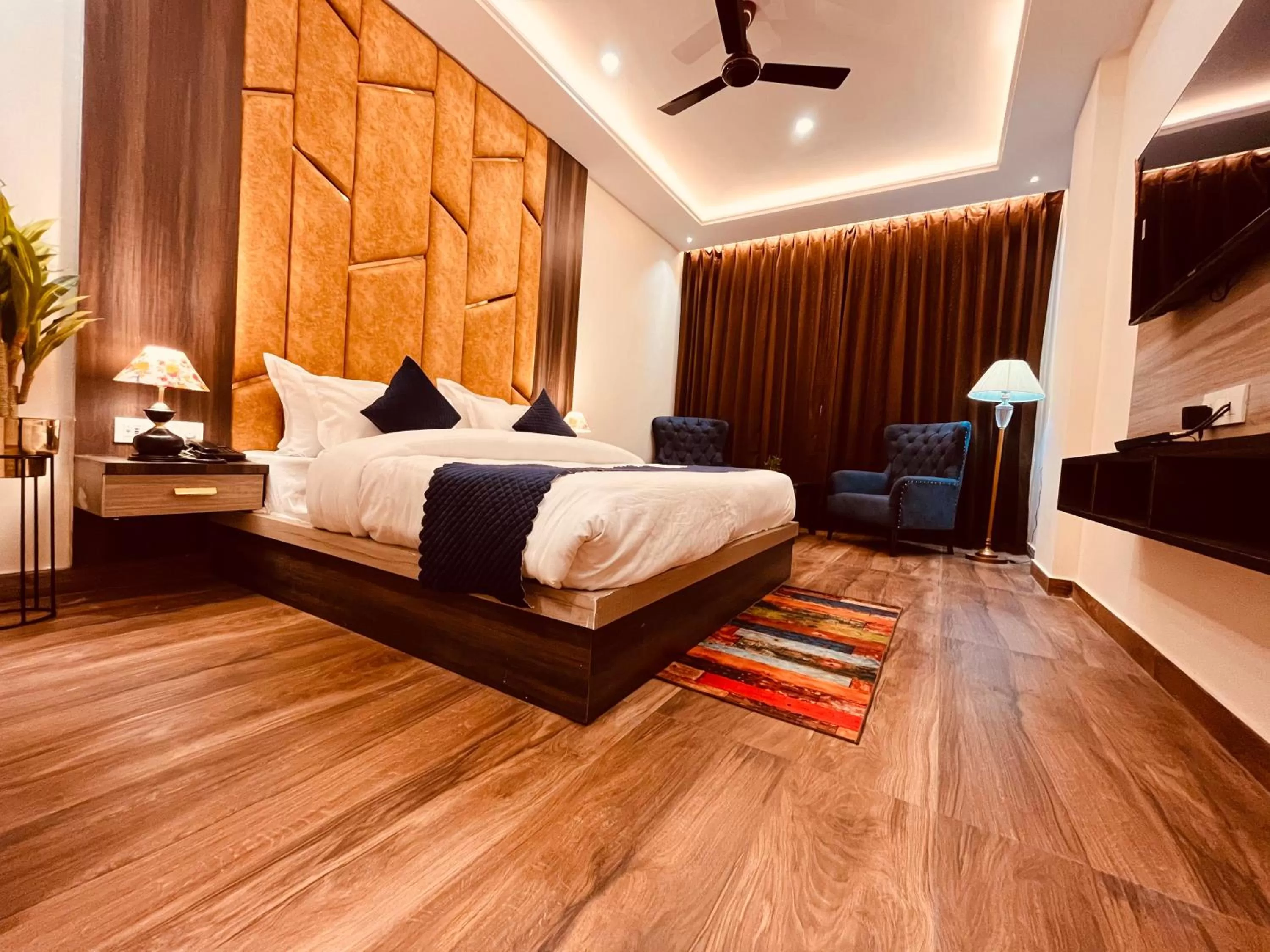 Bed in Hotel Gange, Haridwar