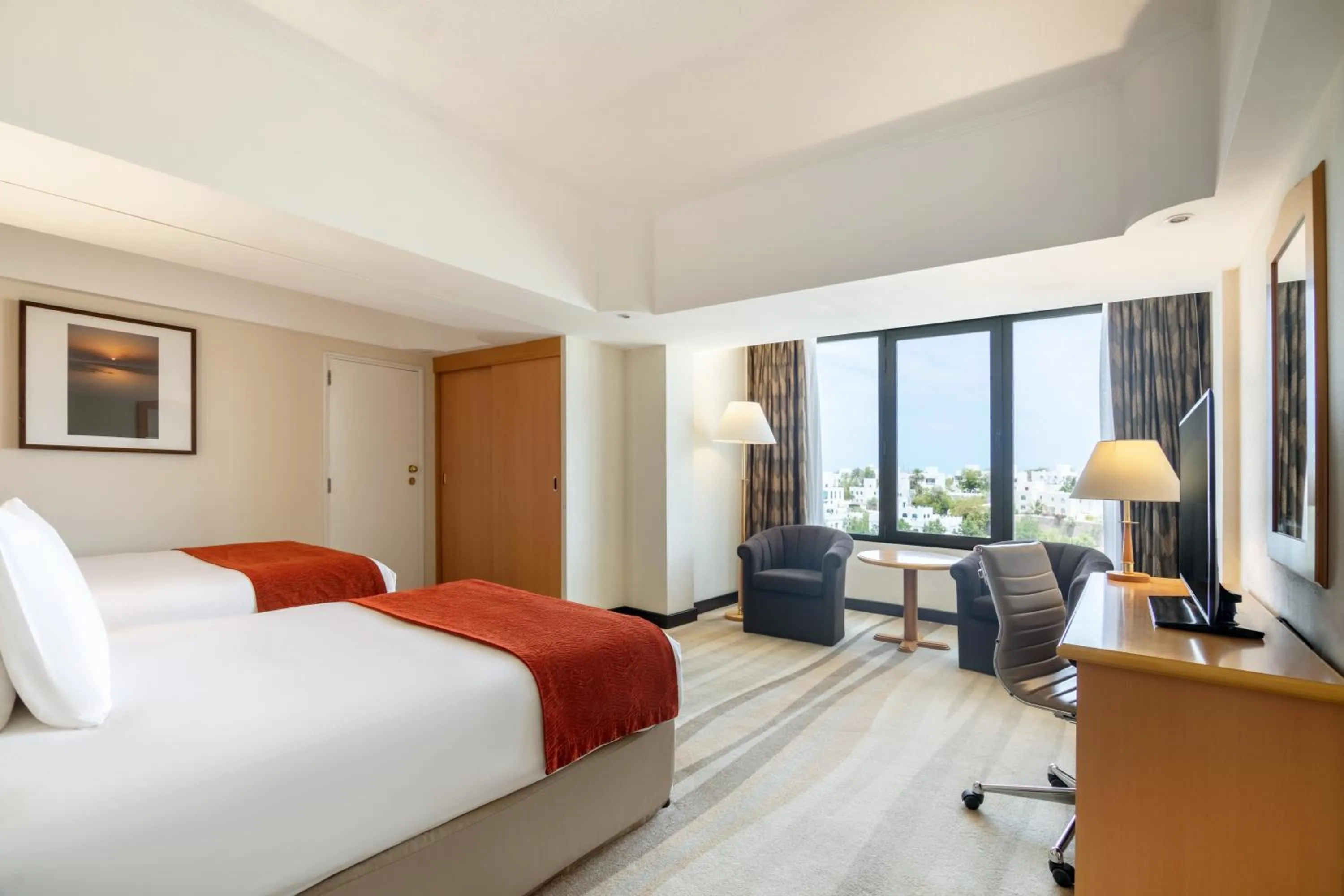 Bedroom, Bed in Crowne Plaza Muscat by IHG