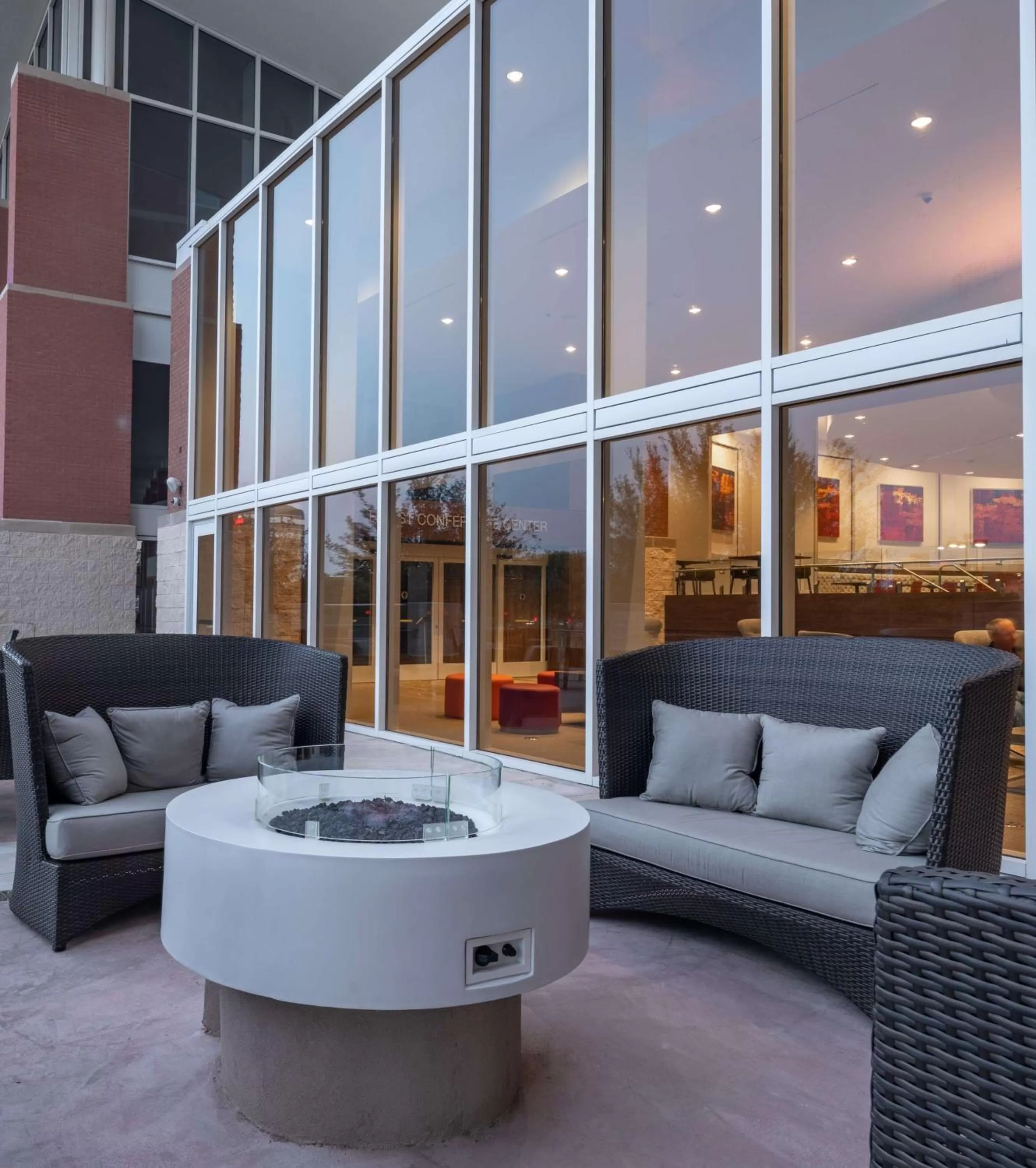 Patio in Hilton Garden Inn Dallas At Hurst Conference Center