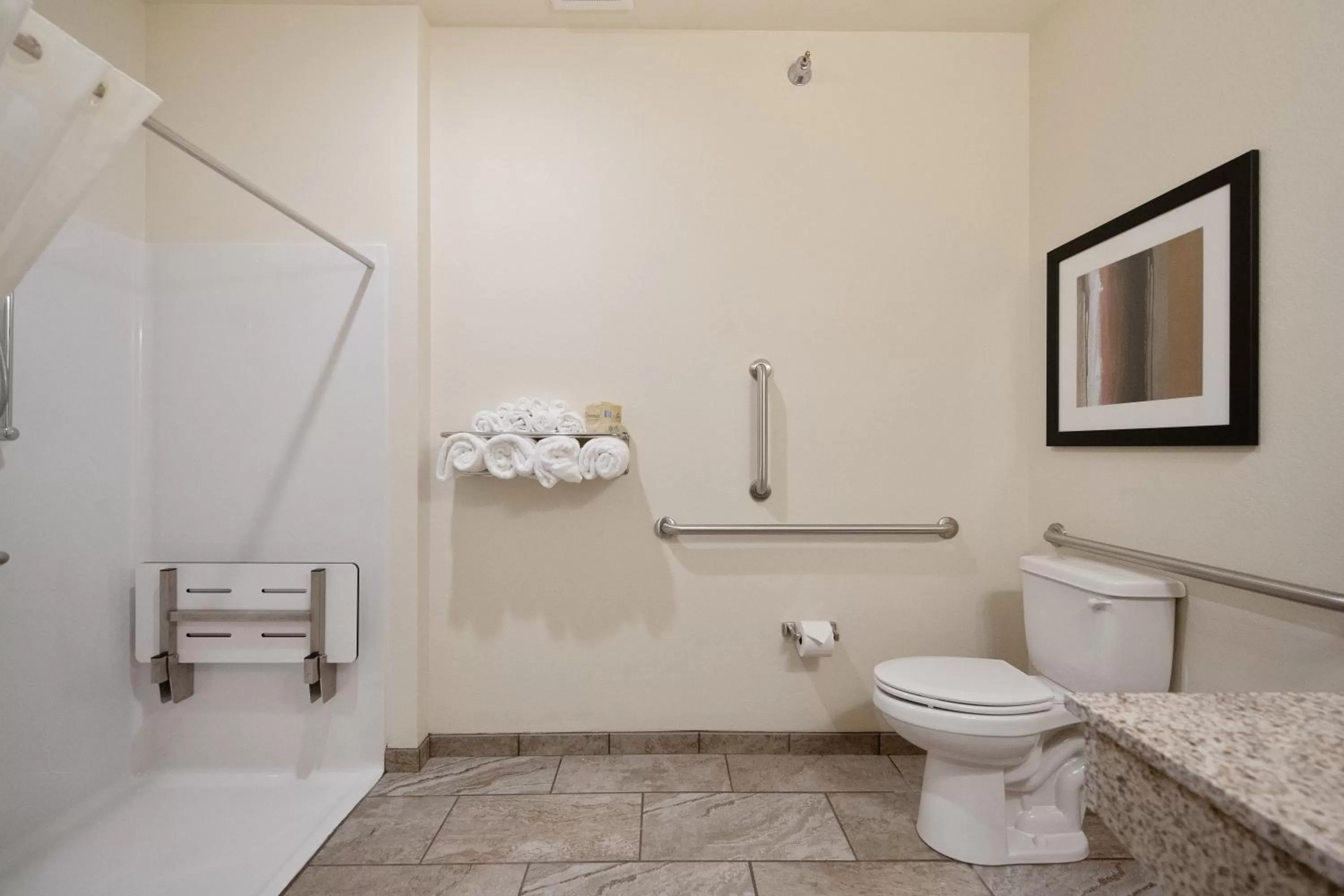 Shower in Cobblestone Hotel & Suites - Austin