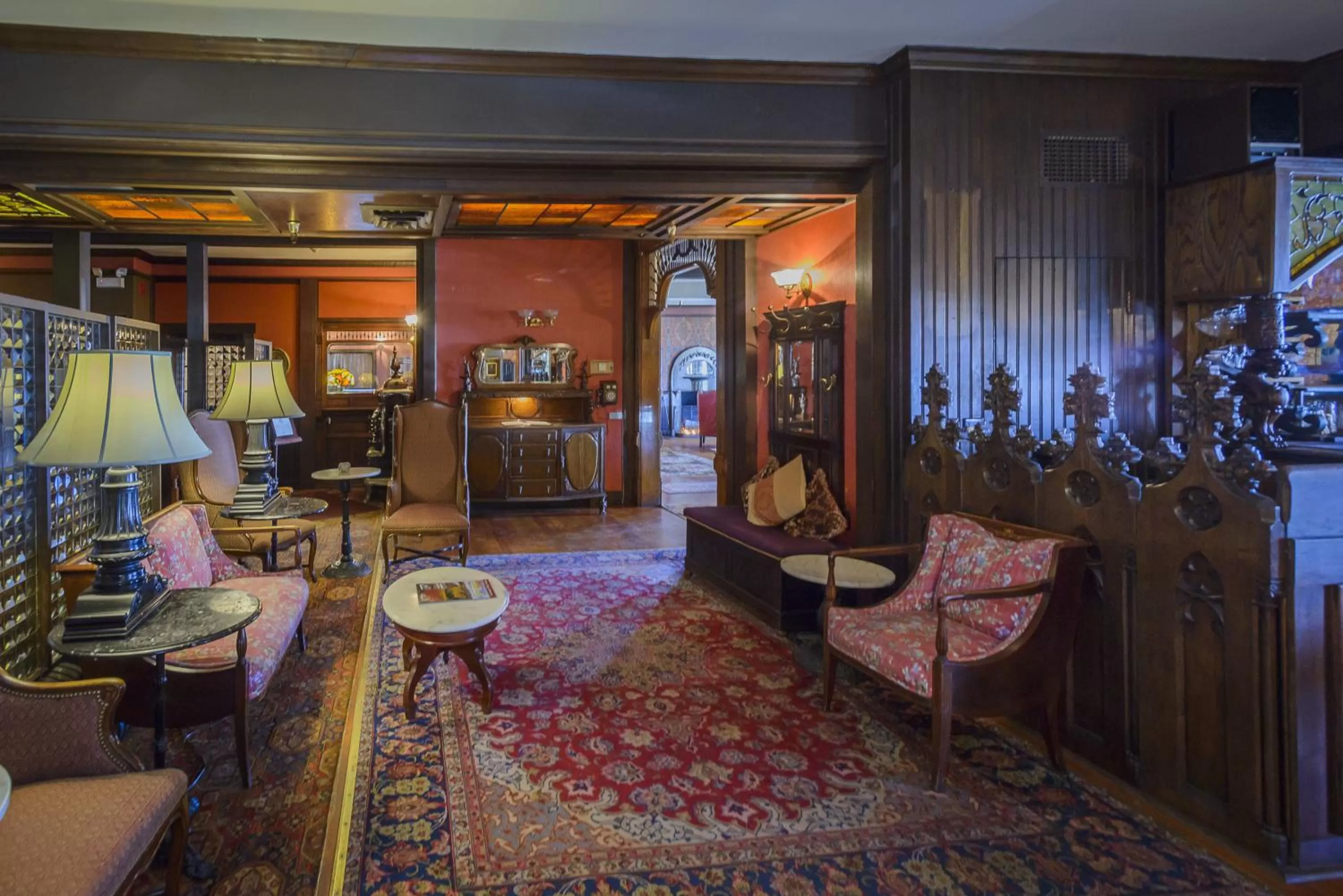 Lobby or reception in Mendocino Hotel & Garden