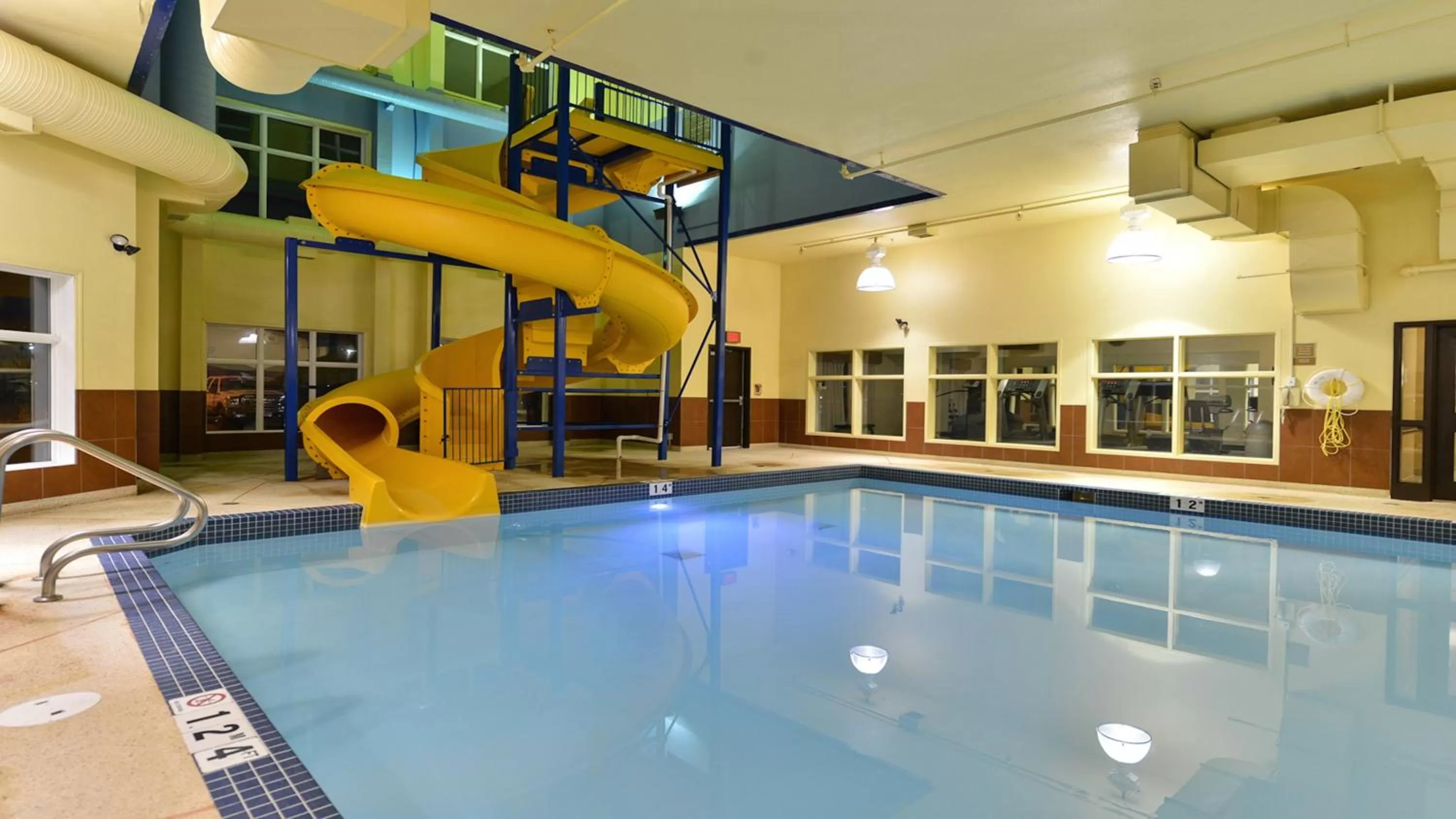 Swimming pool in Holiday Inn Express Hotel & Suites - Edmonton International Airport by IHG