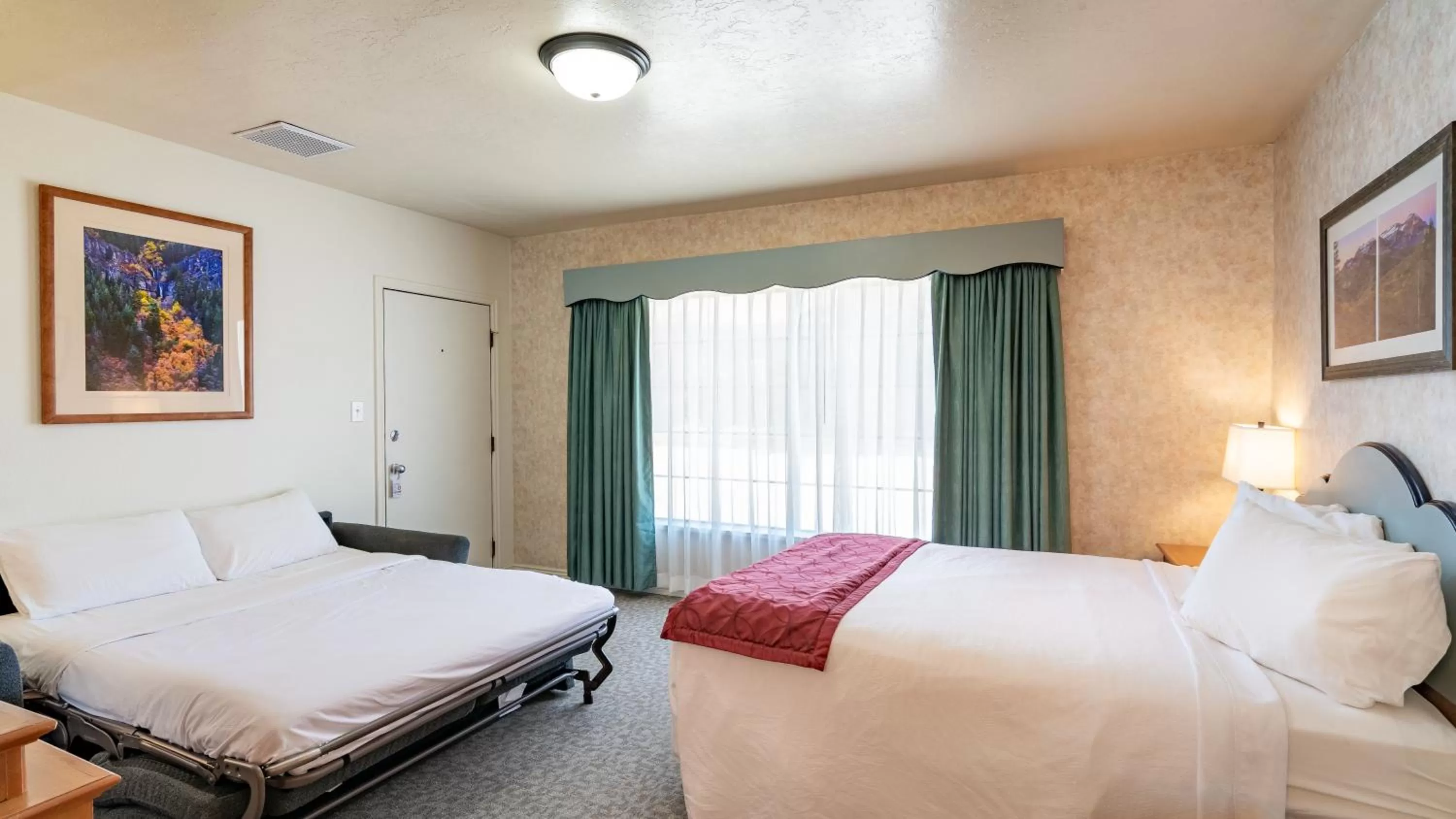 Bed in Swiss Alps Inn