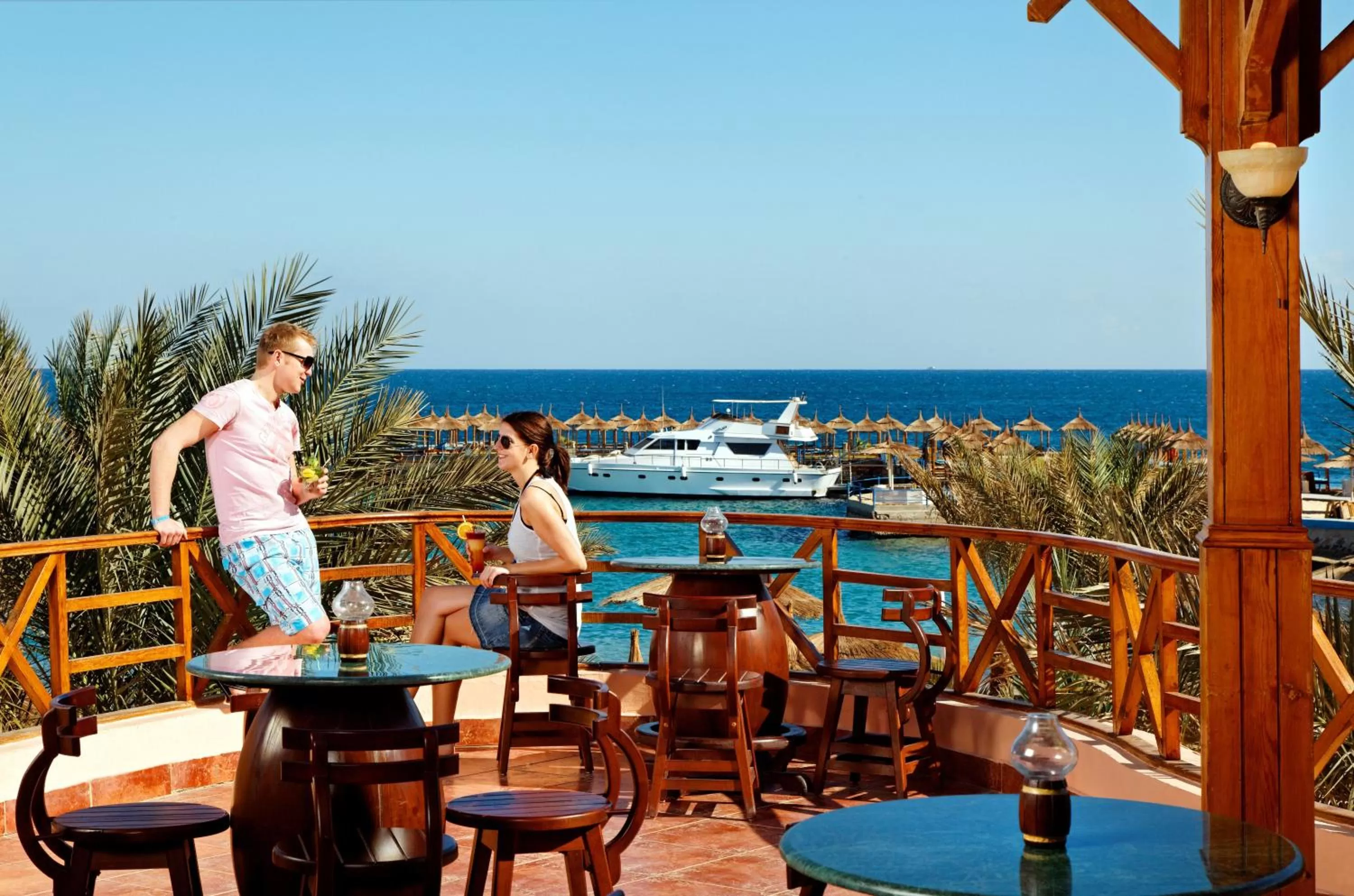 Drinks in Beach Albatros Aqua Park - Hurghada