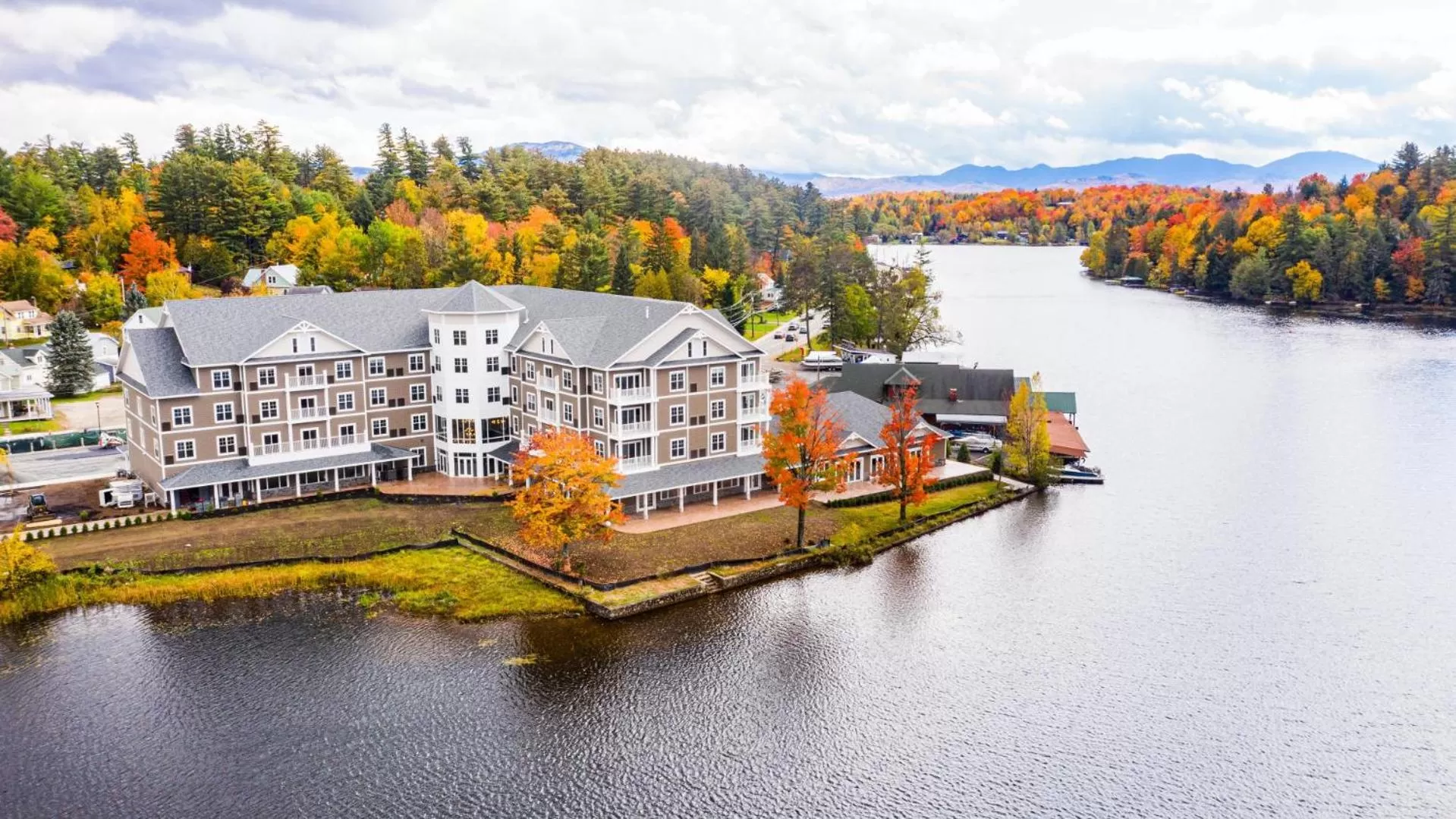 Mountain view in voco Saranac Lake NY - Waterfront by IHG