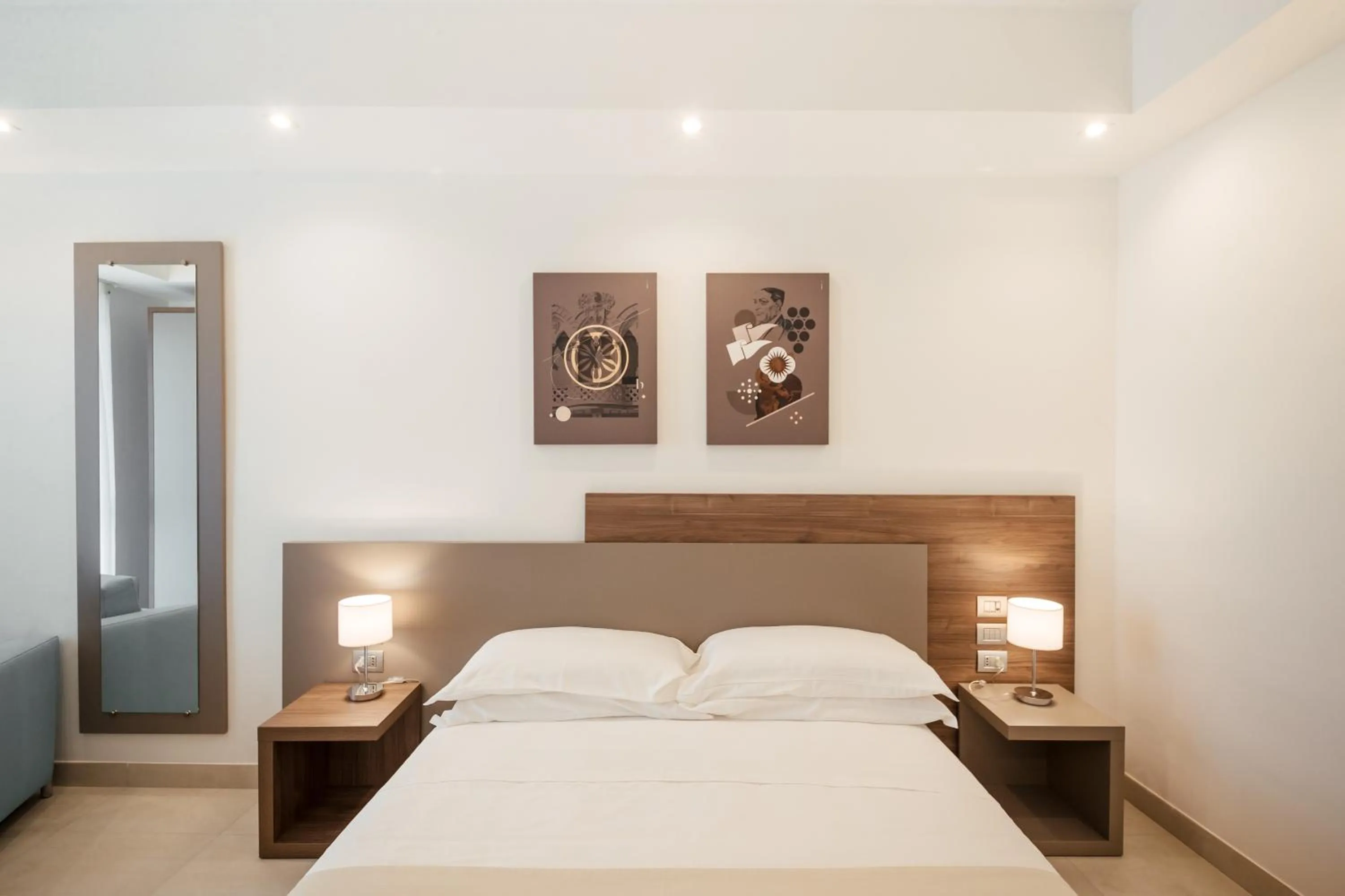 Bed in Grieco Business & Spa Hotel