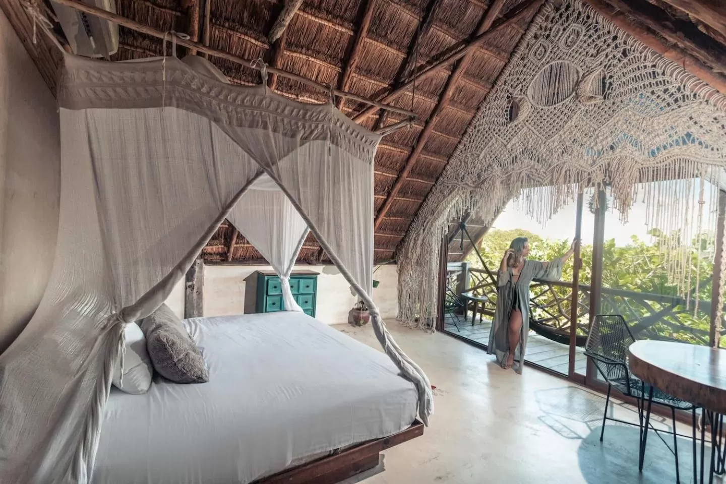 People in Hidden Treehouse Tulum Eco-Hotel