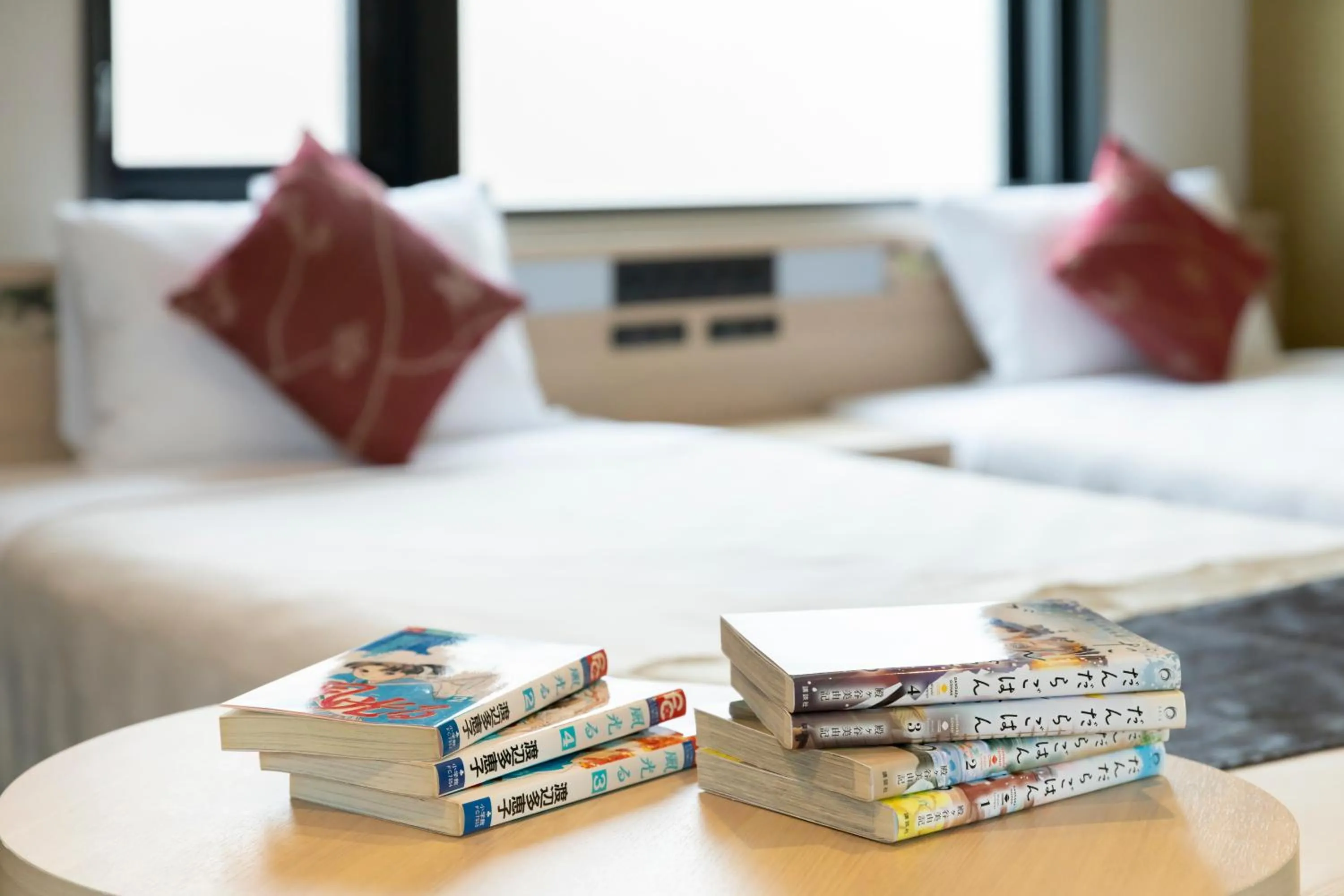 Bedroom, Bed in The Hedistar Hotel Kyoto Nijo Comic & Books