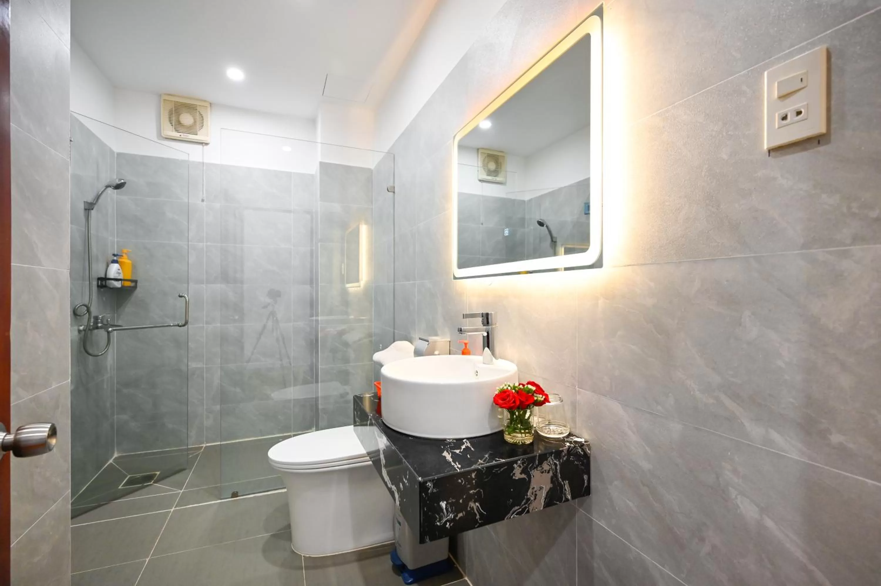 Bathroom in TN Central Hotel