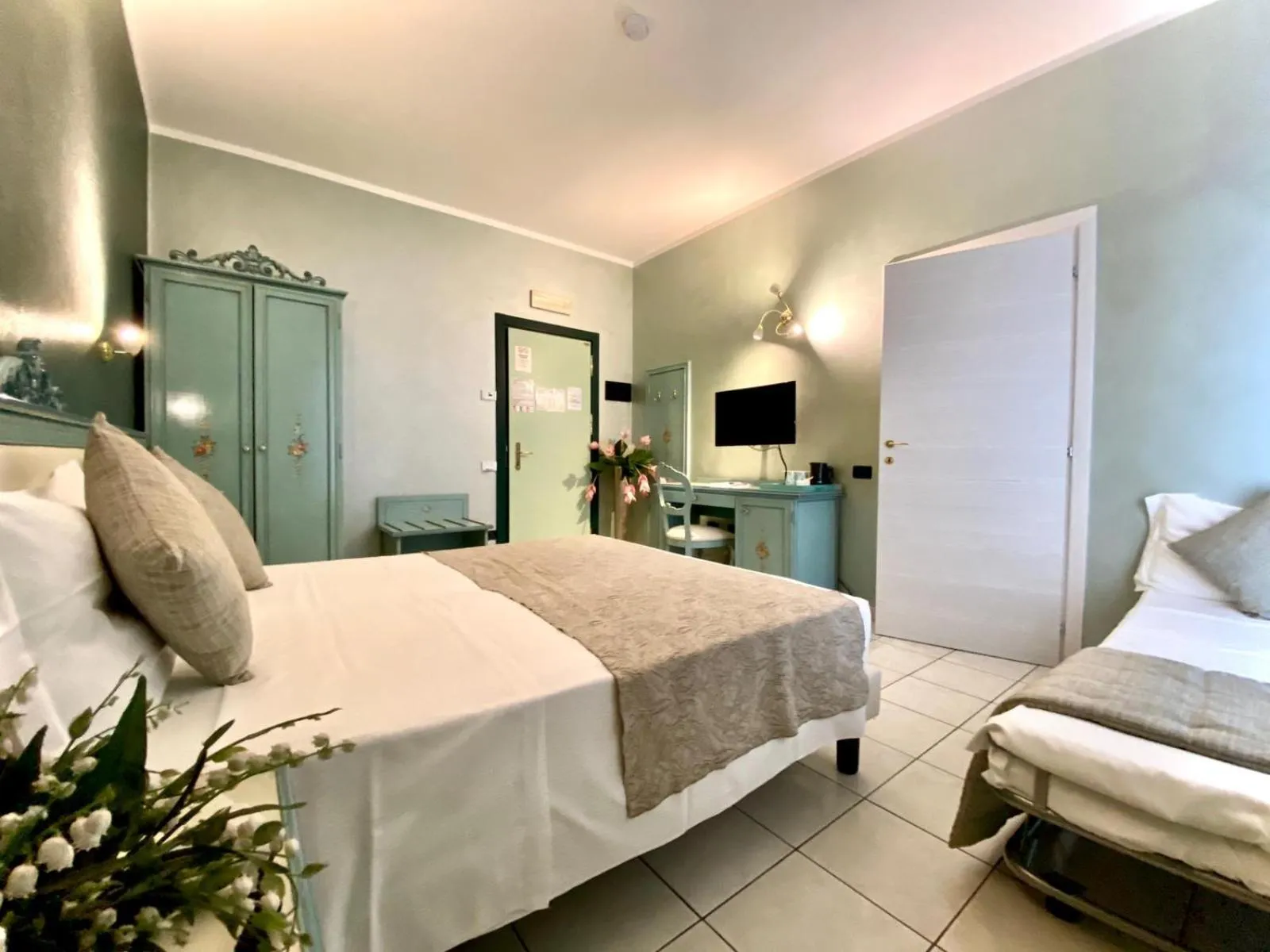 Bed in Piccolo Hotel Nogara