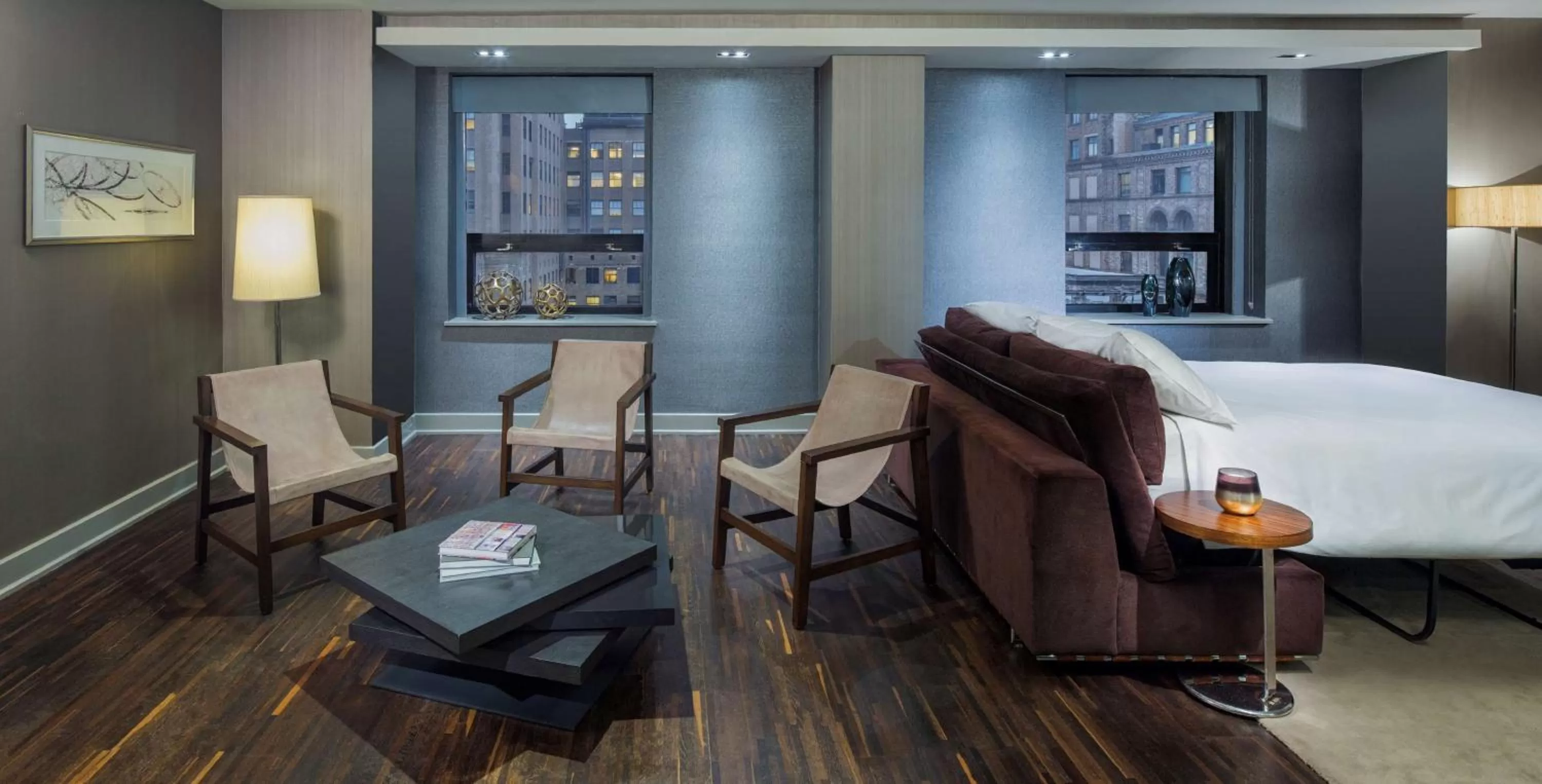 Photo of the whole room, Bed in Hyatt Grand Central New York