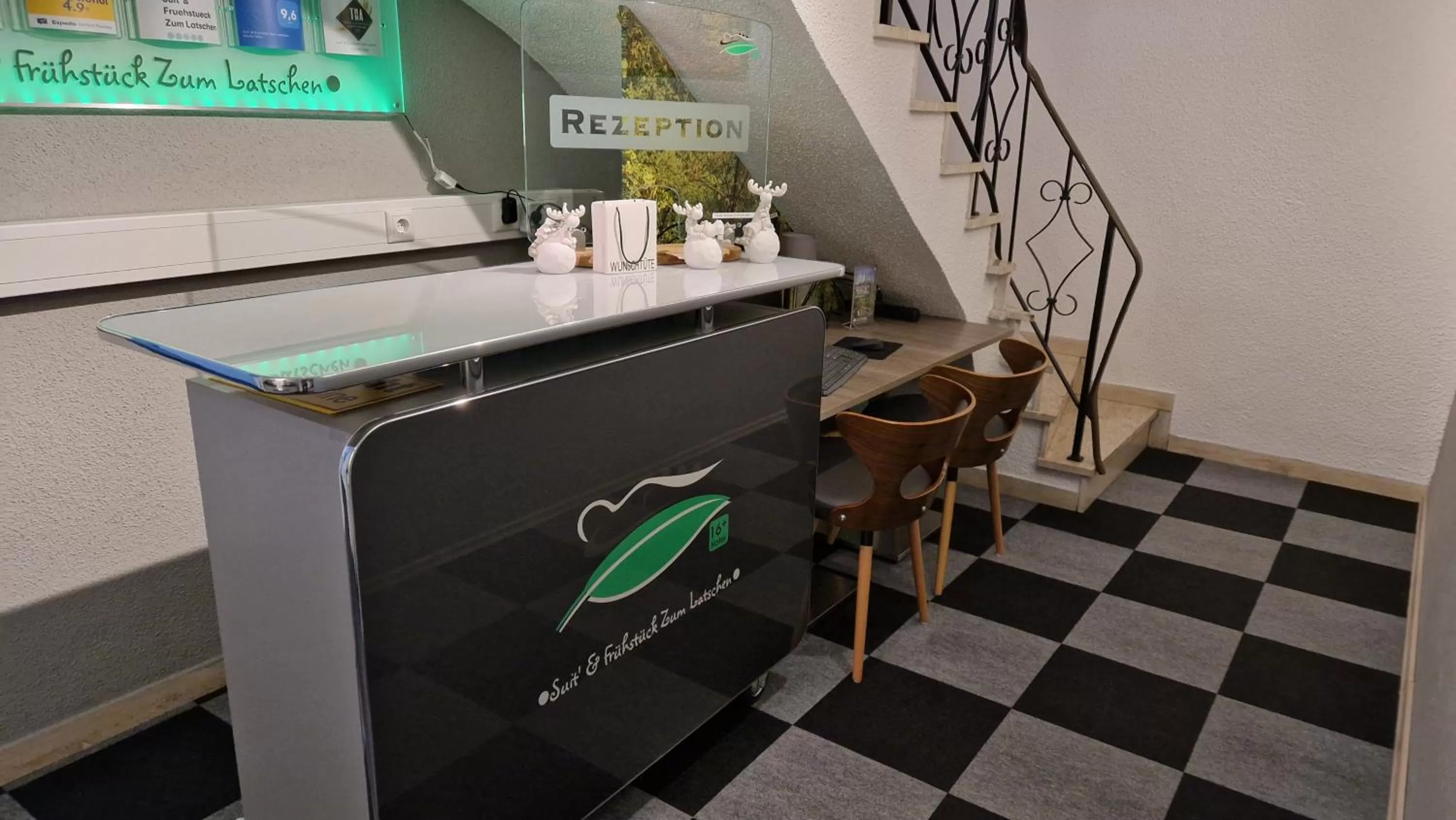 Lobby or reception in Suit' & Frühstück Zum Latschen - Adults Only