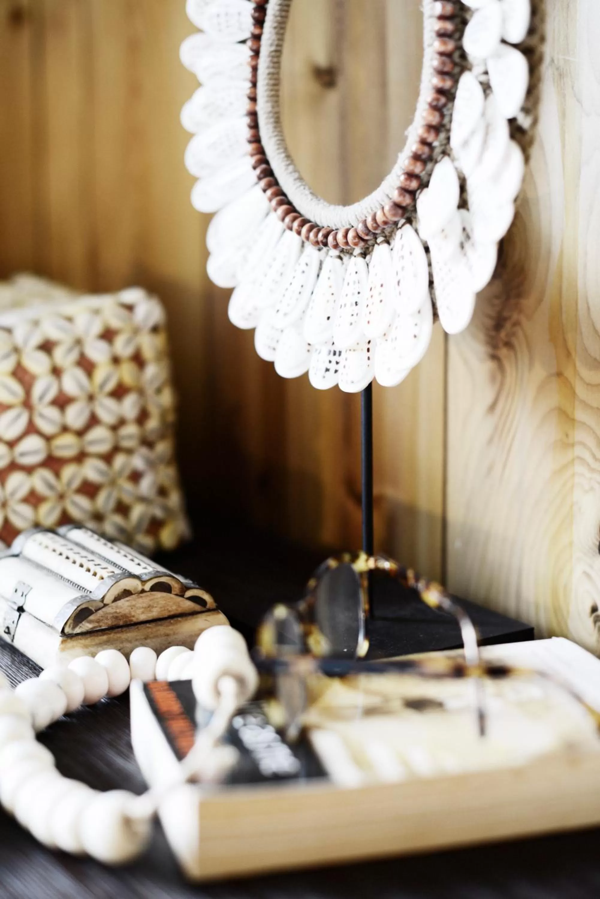 Decorative detail in Esperance Chalet Village