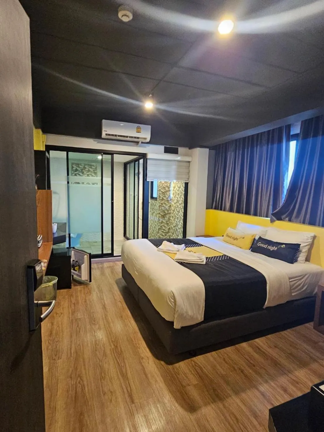 Bed in The Hive Chiang Mai Hotel