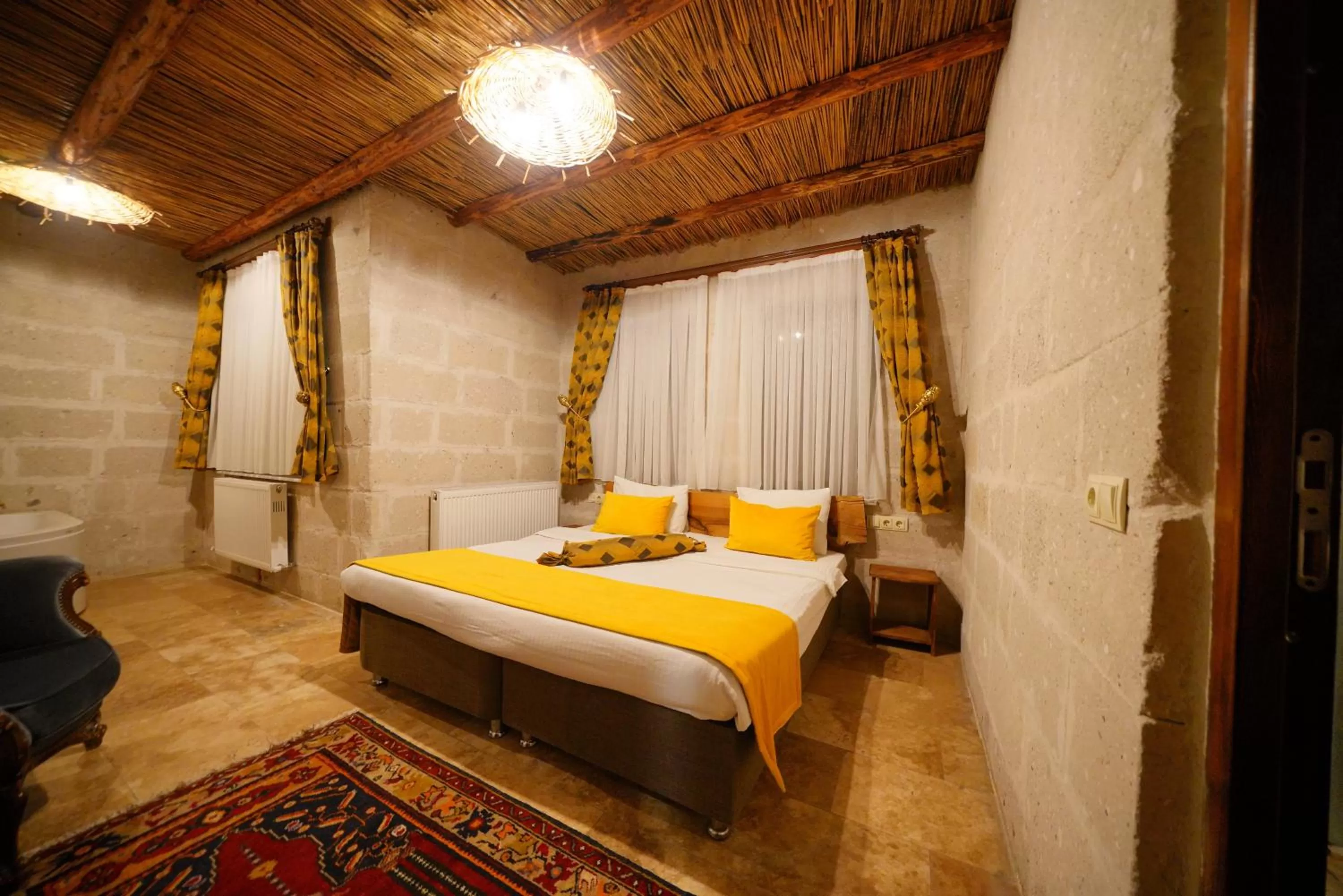Bedroom, Bed in Cappadocia Nar Cave House & Swimming Pool