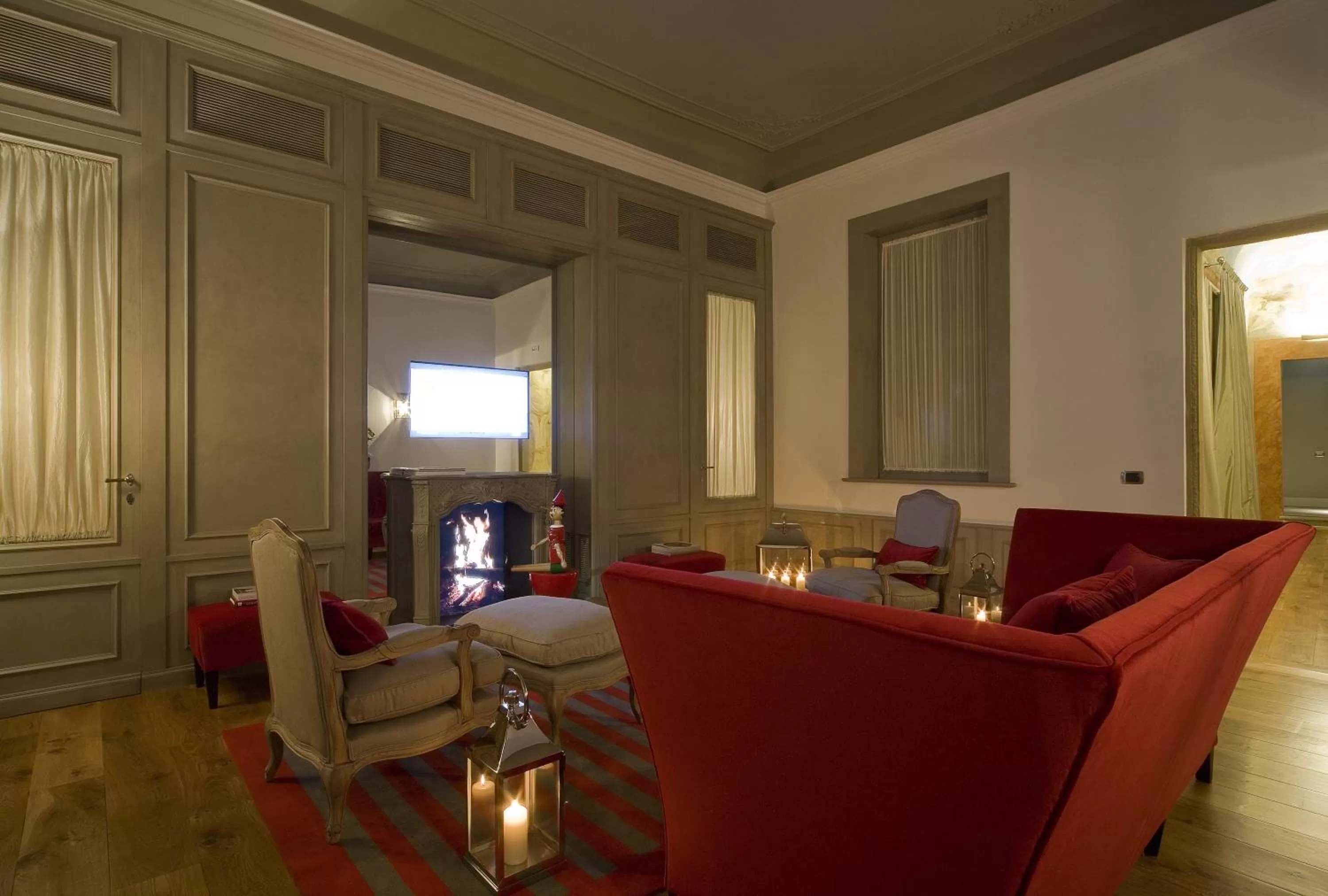 Communal lounge/ TV room in Hotel Rosso23 - WTB Hotels