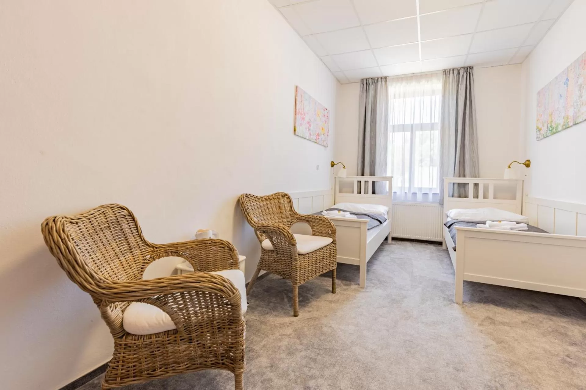 Bed in Hotel Amadeus