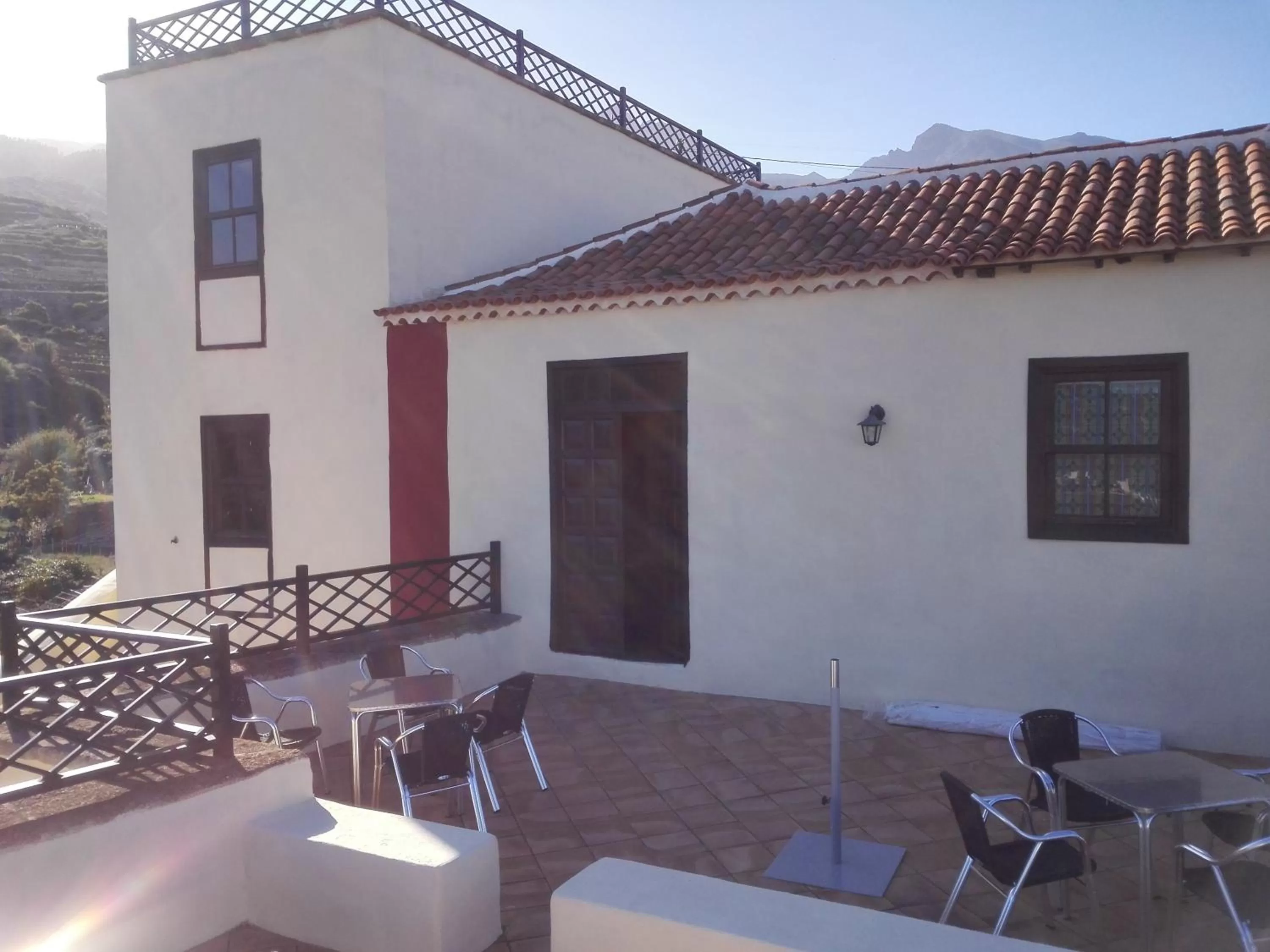 Patio in Hotel Rural La Raya 1866