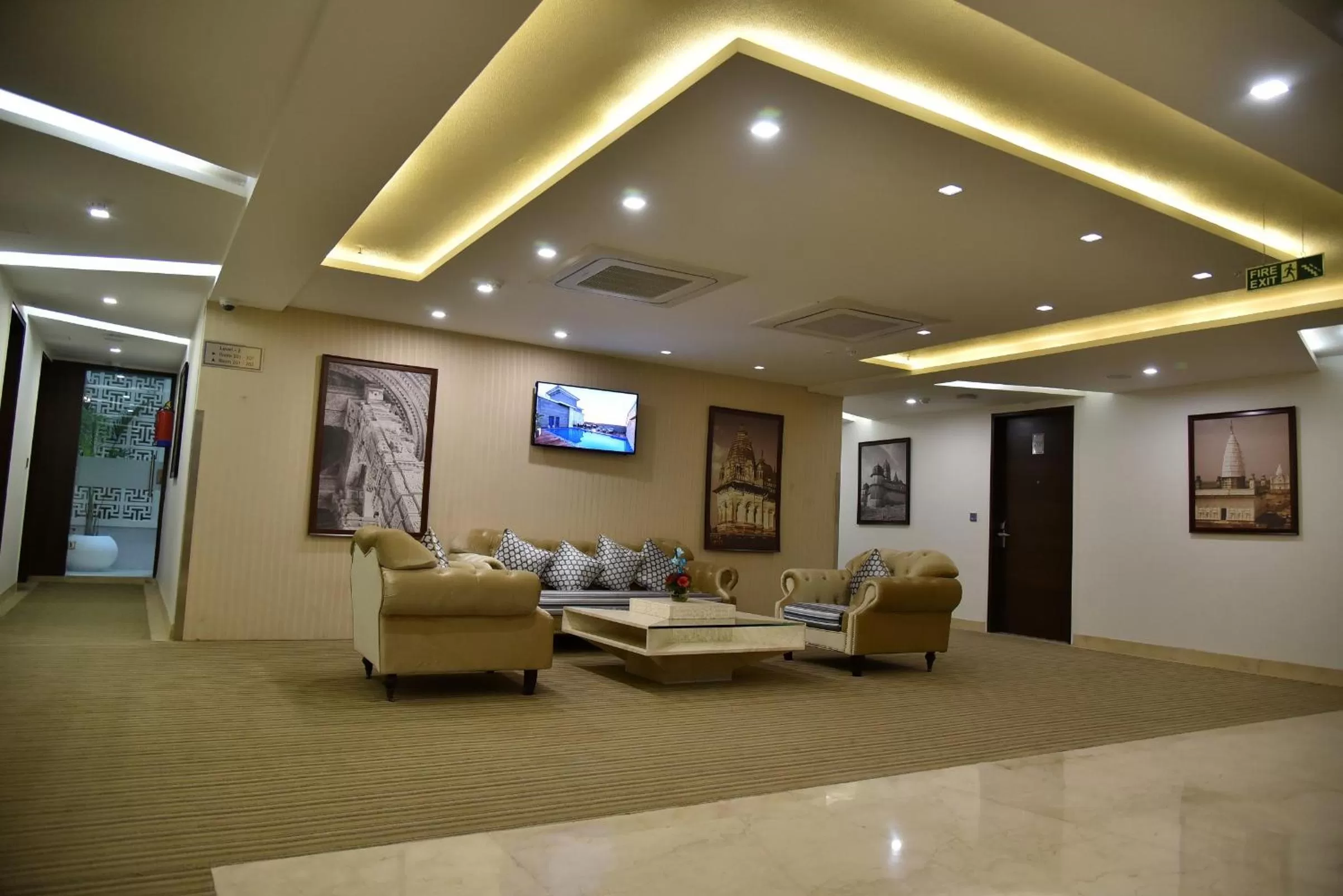 Seating area in Clarks Inn Suites Gwalior