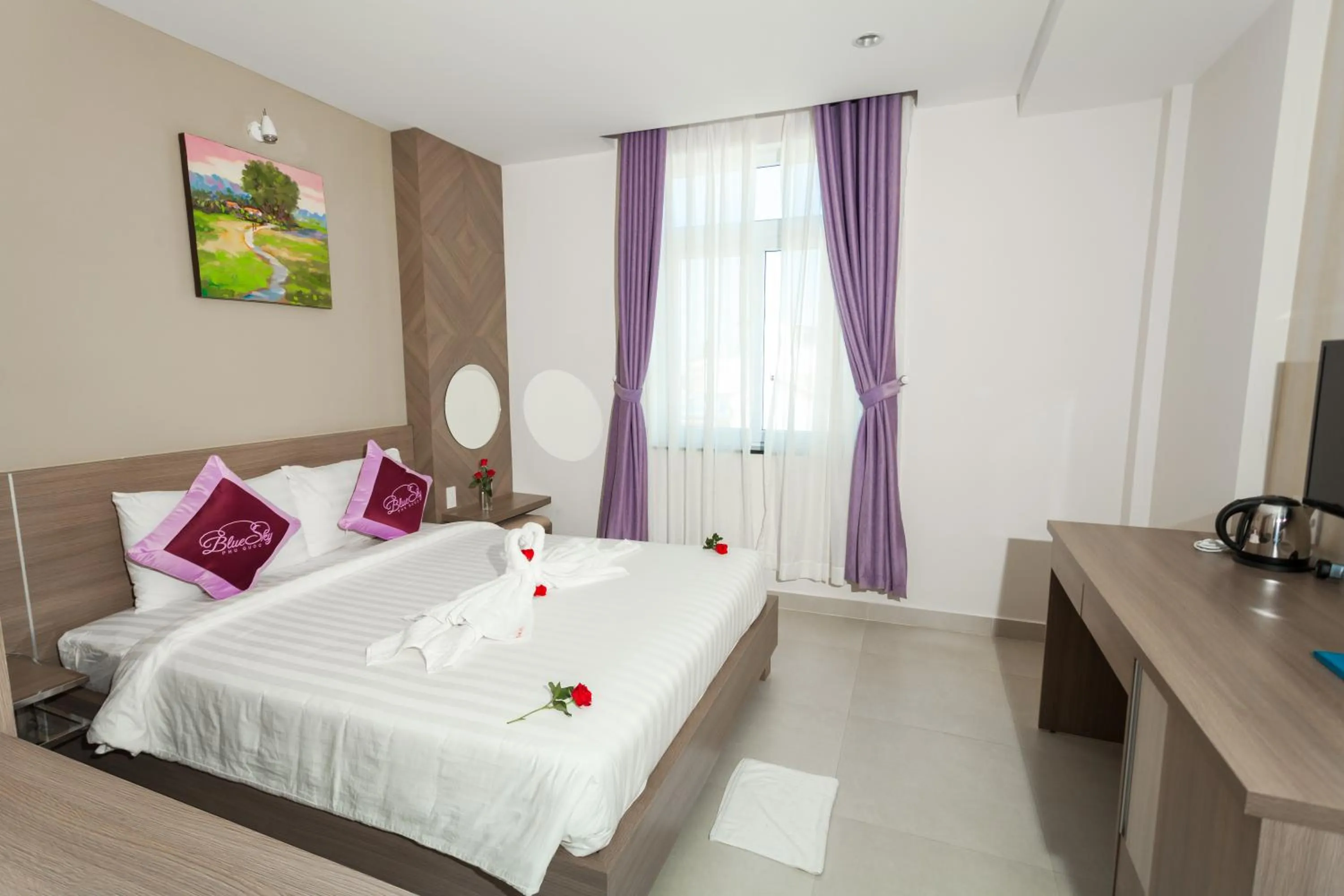 Photo of the whole room, Bed in Blue Sky Phu Quoc Hotel