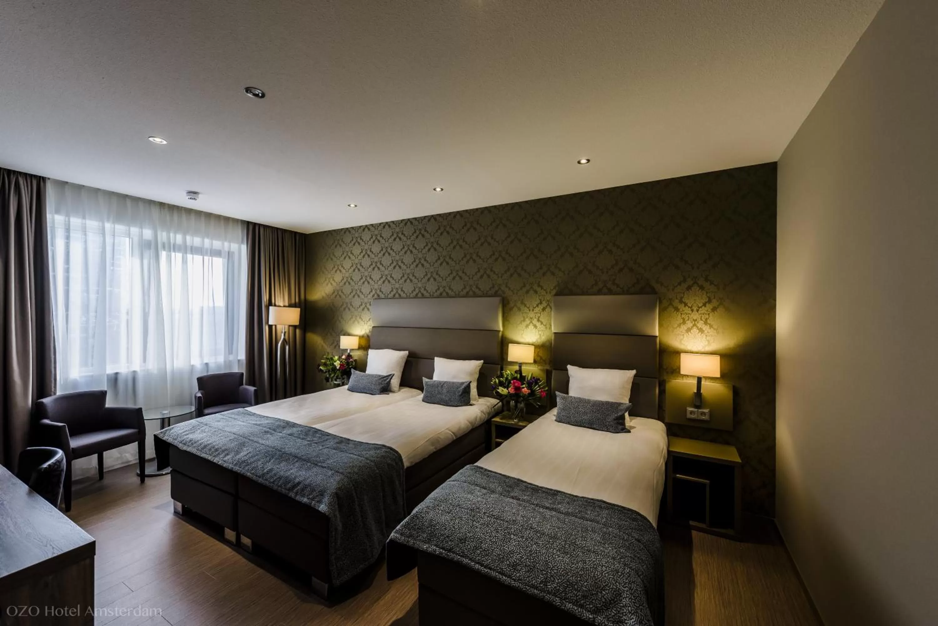 Bed in OZO Hotels Arena Amsterdam