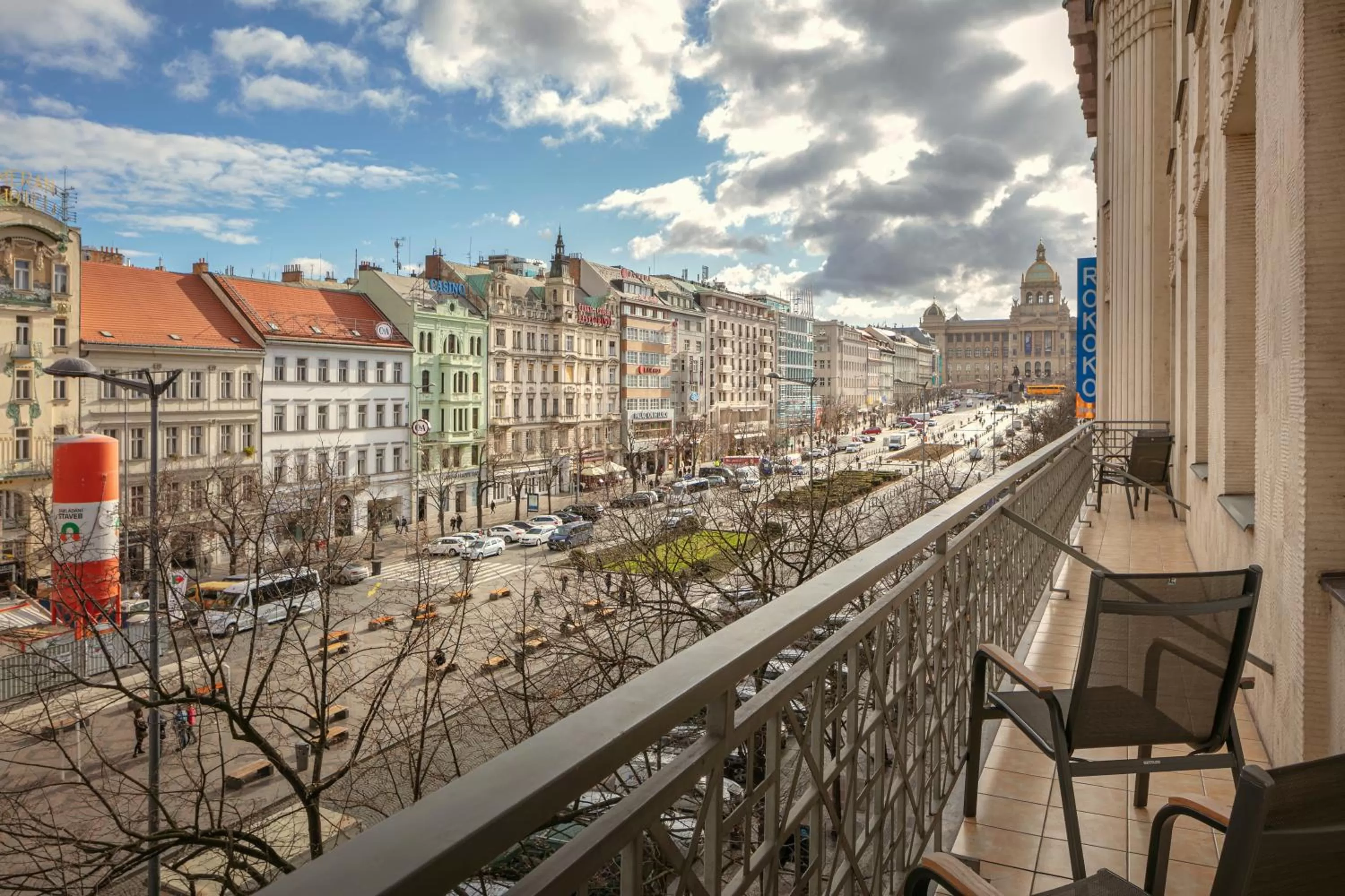 View (from property/room) in EA ApartHotel Melantrich