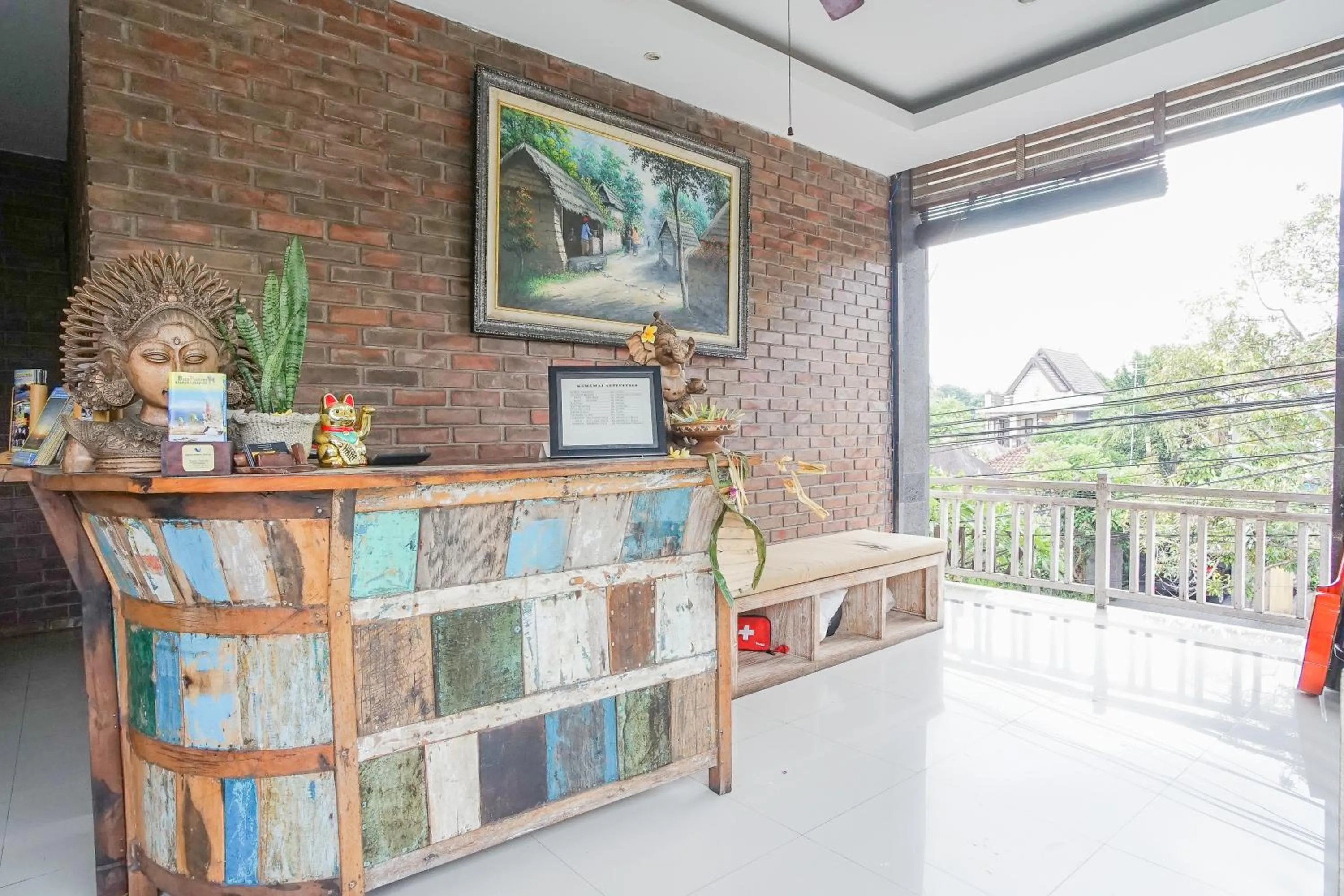 Lobby or reception in Kememai Hostel