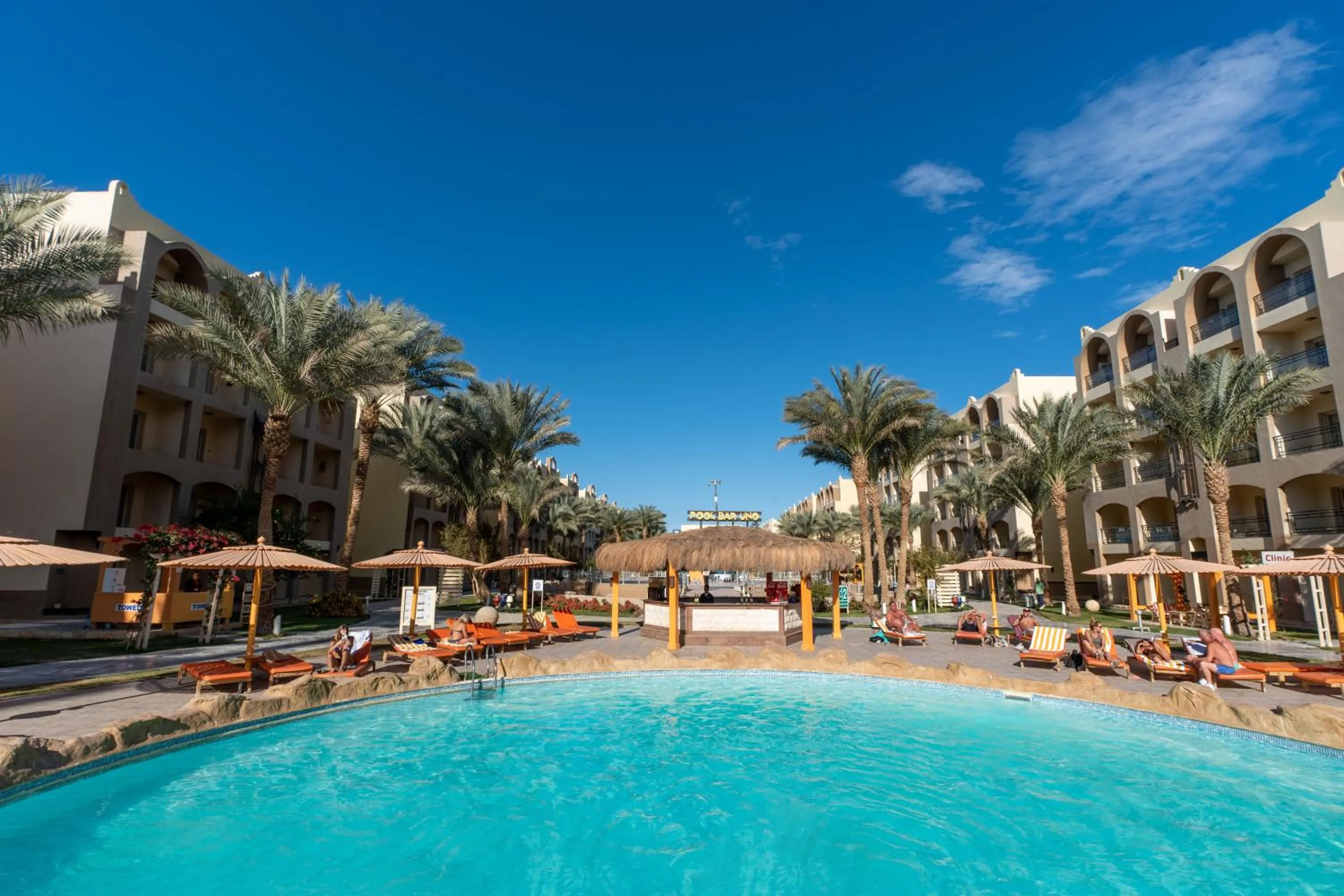 Swimming pool in El Karma Beach Resort & Aqua Park - Hurghada