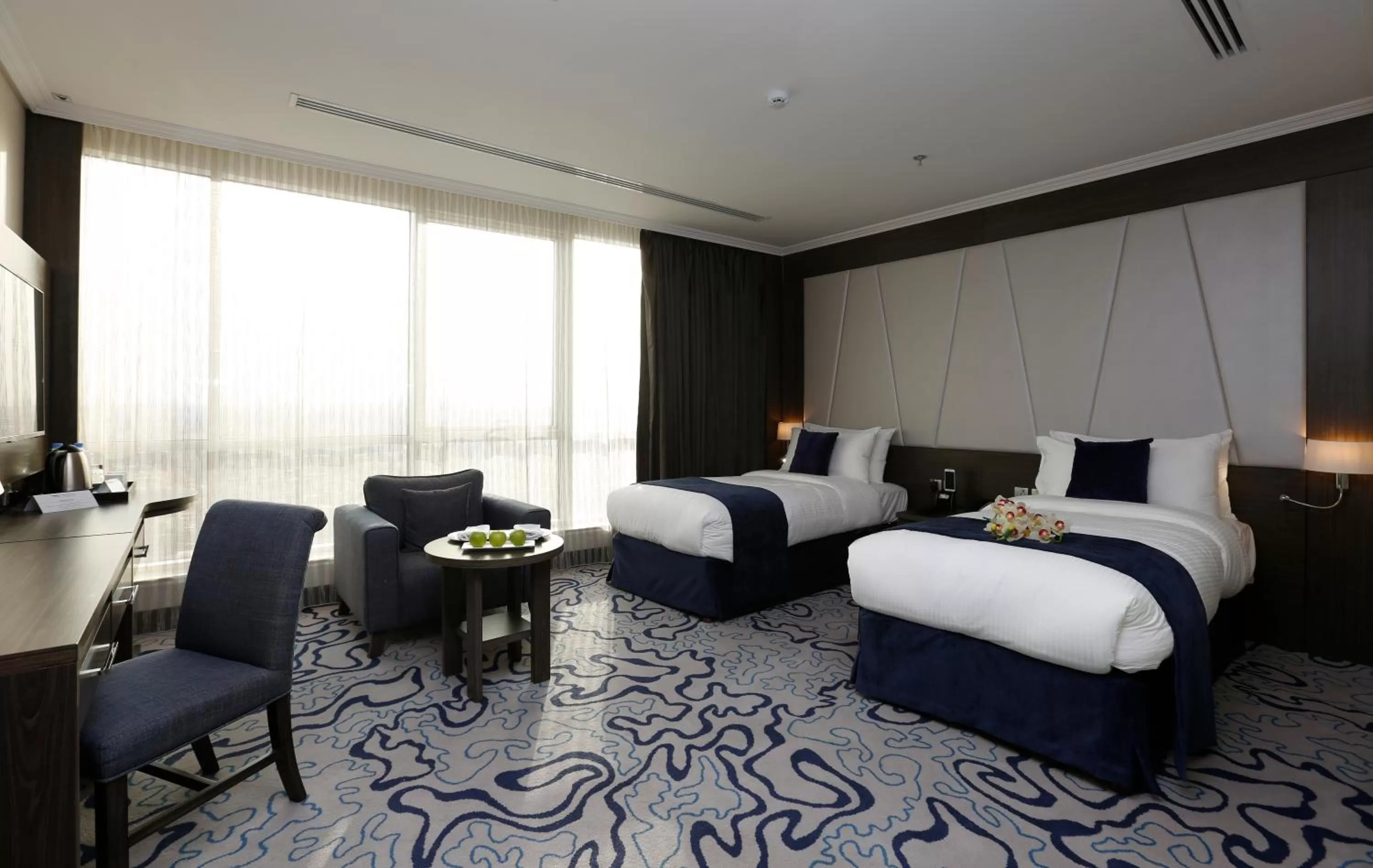 Photo of the whole room, Bed in Swiss Flora Royal Hotel Riyadh