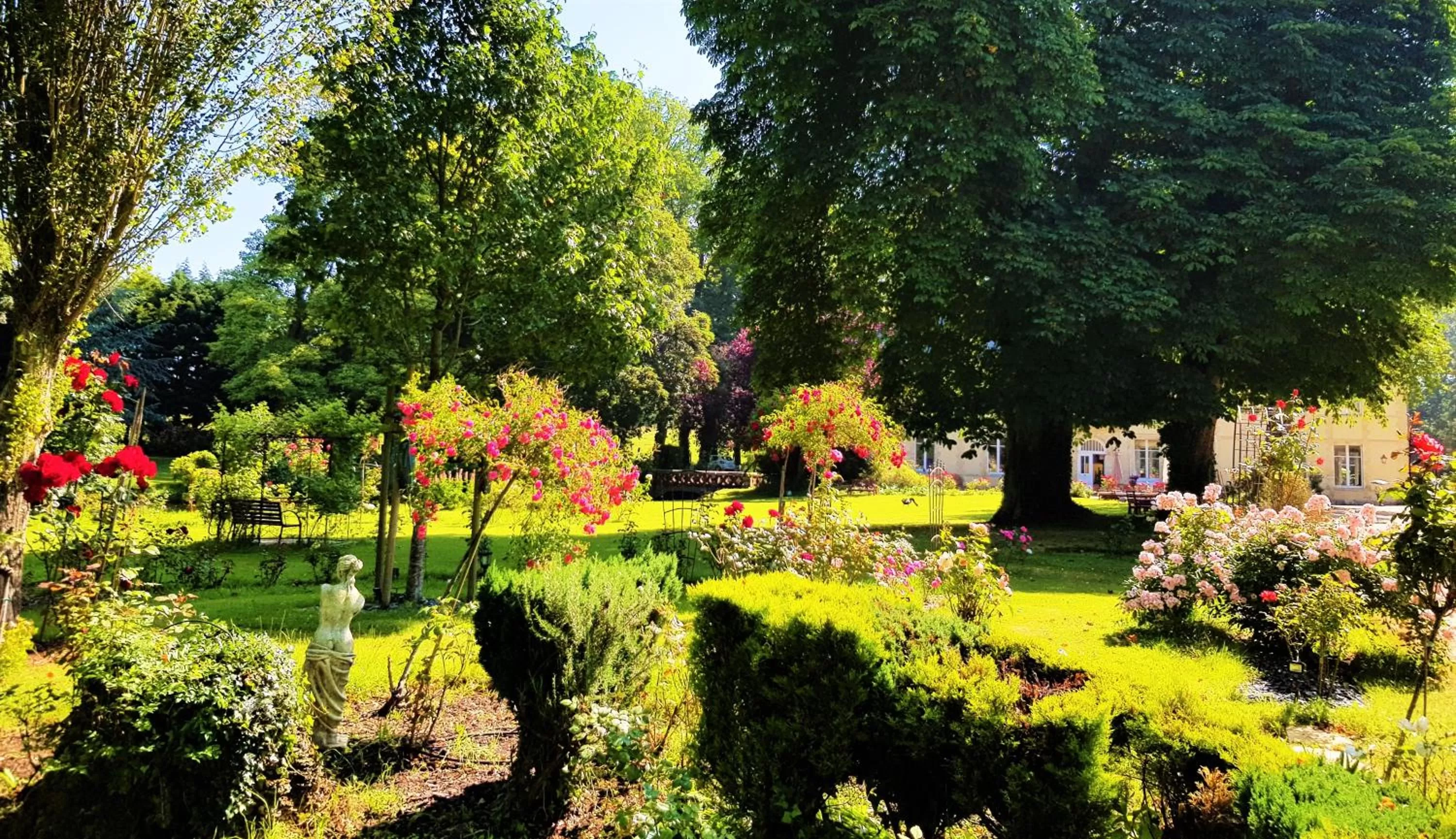 Garden in Château de Bellefontaine - Teritoria