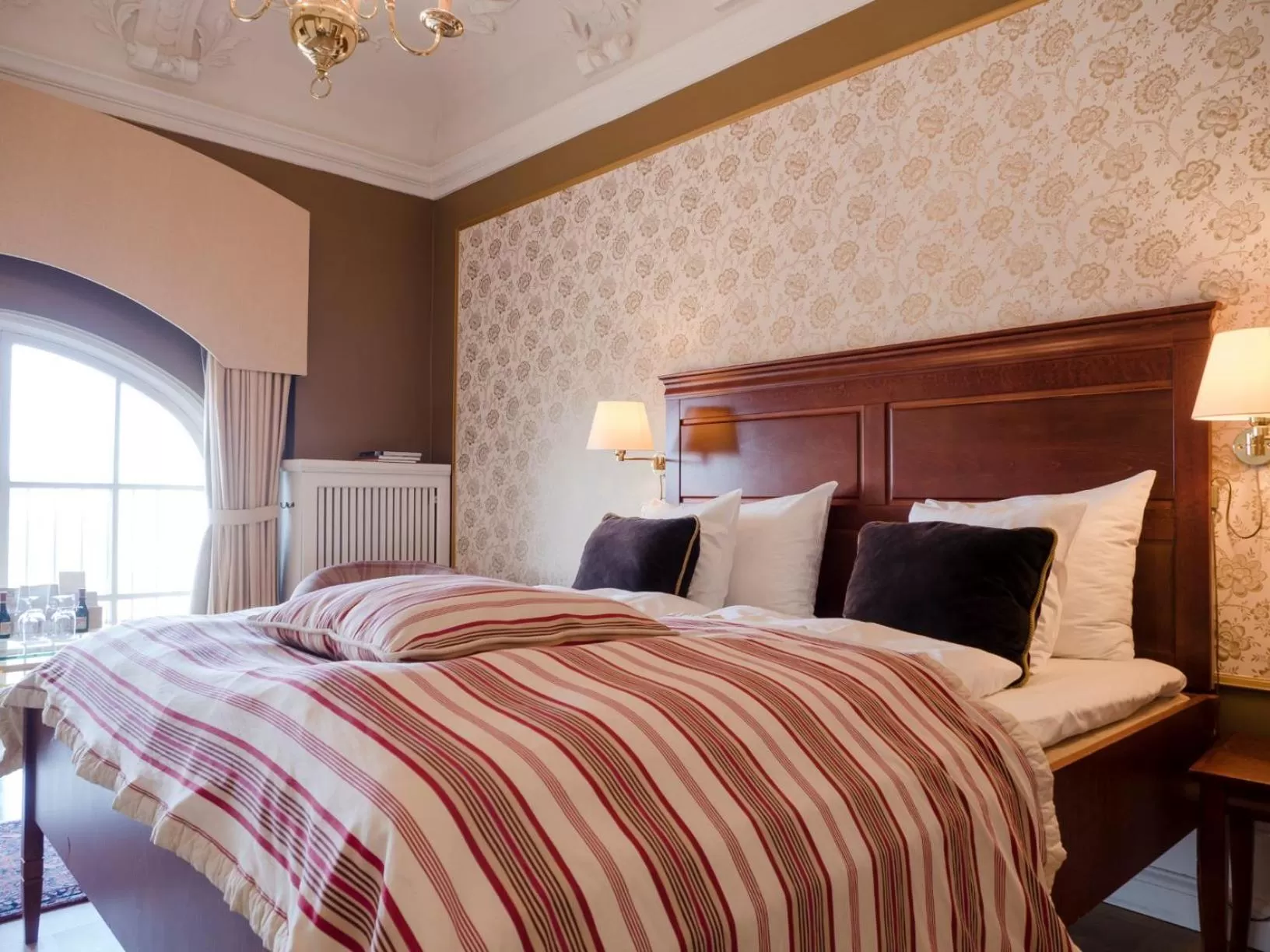 Bed in Grand Hotel Lund