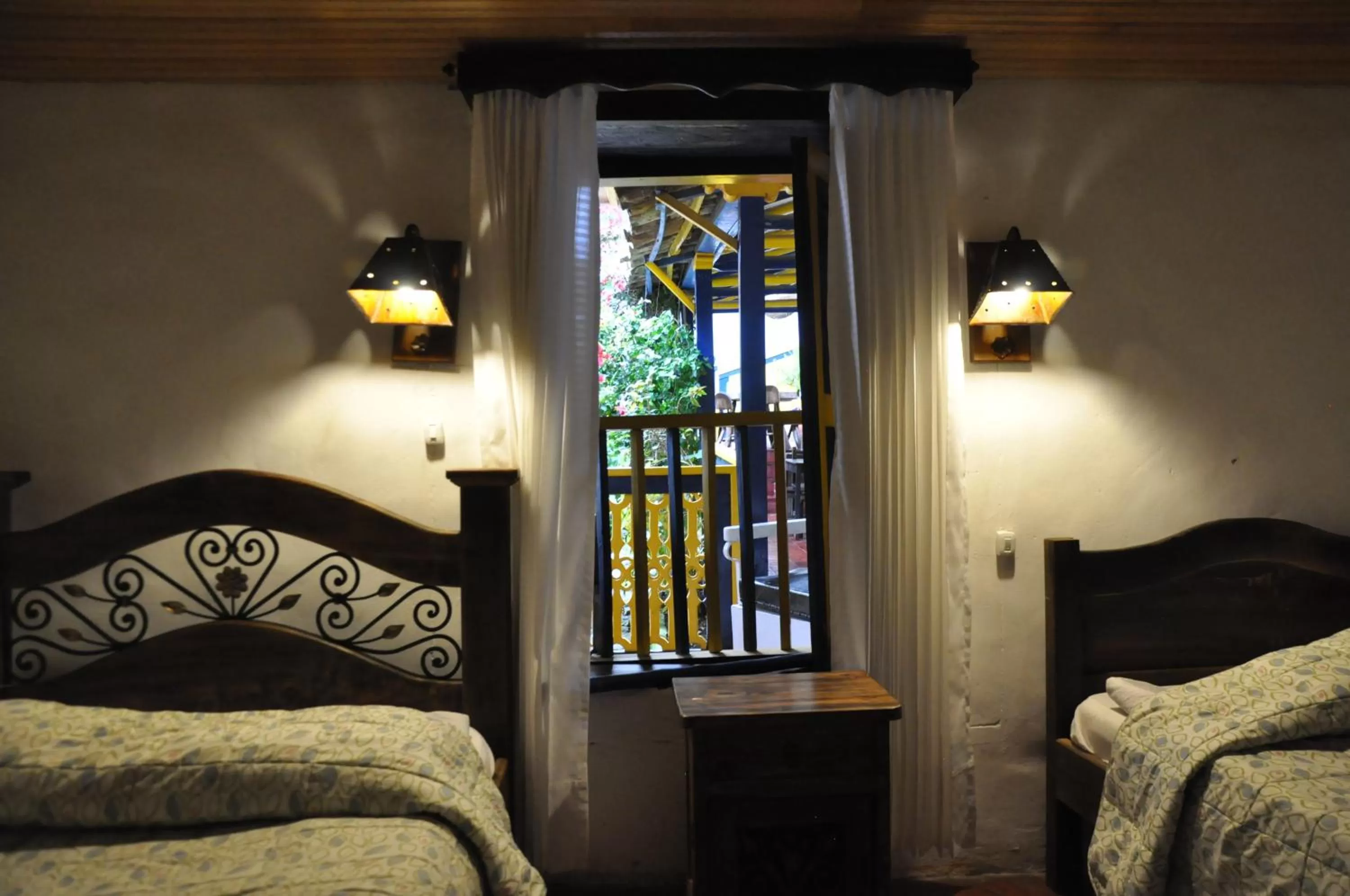 Bed in Hotel Museo la Posada del Molino