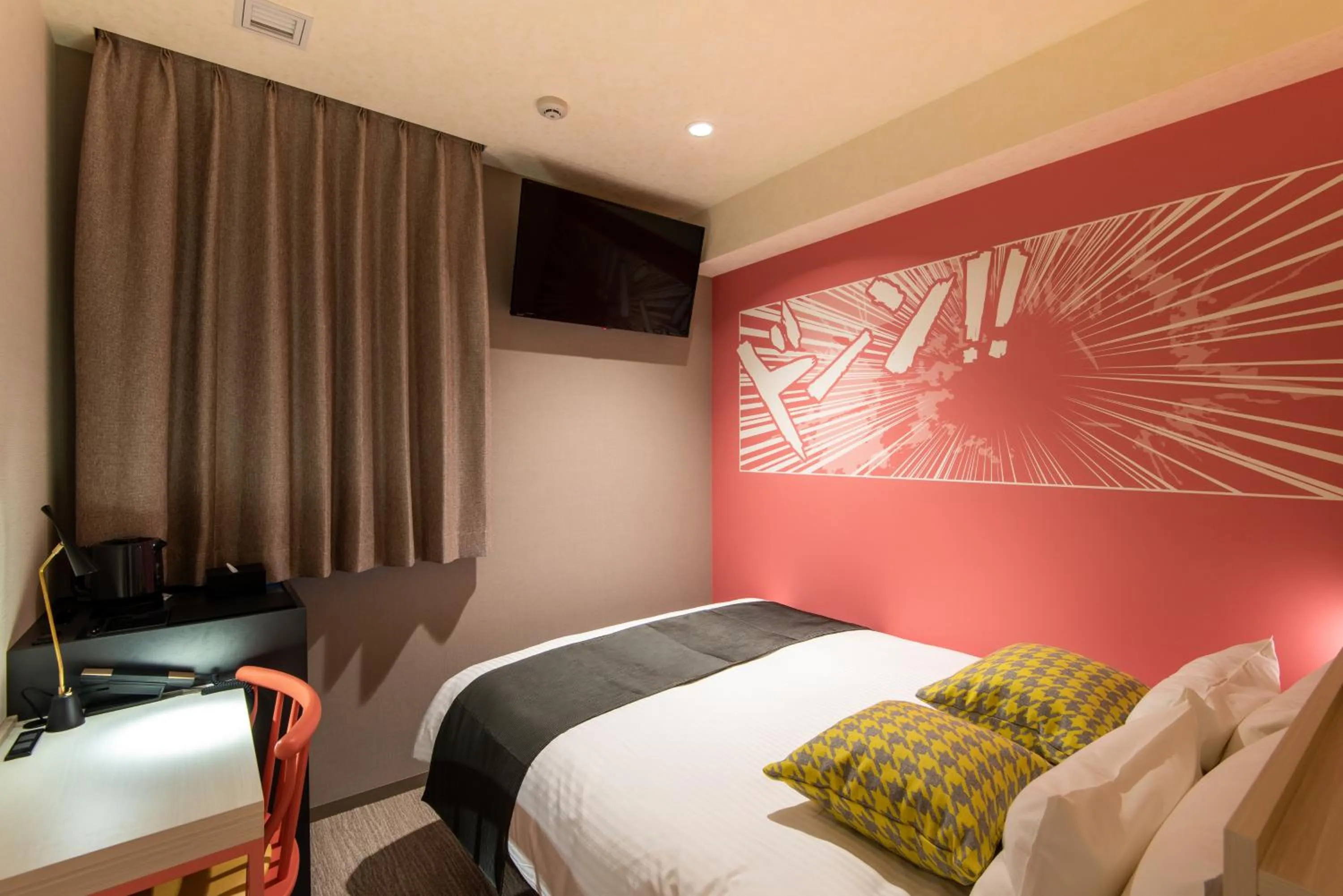 TV and multimedia, Bed in La'gent Hotel Shinjuku Kabukicho