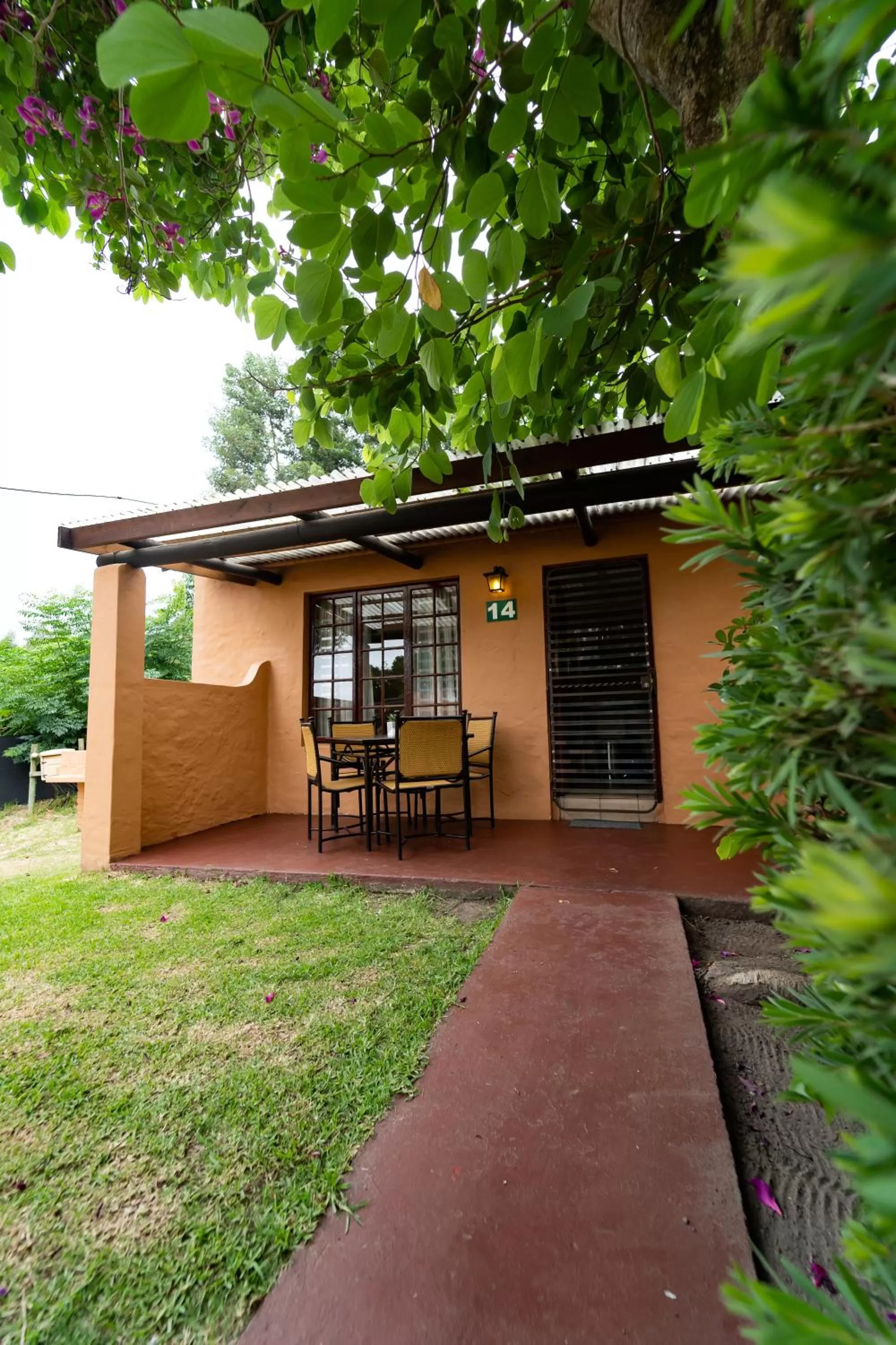 Patio in Gooderson Knysna Chalets