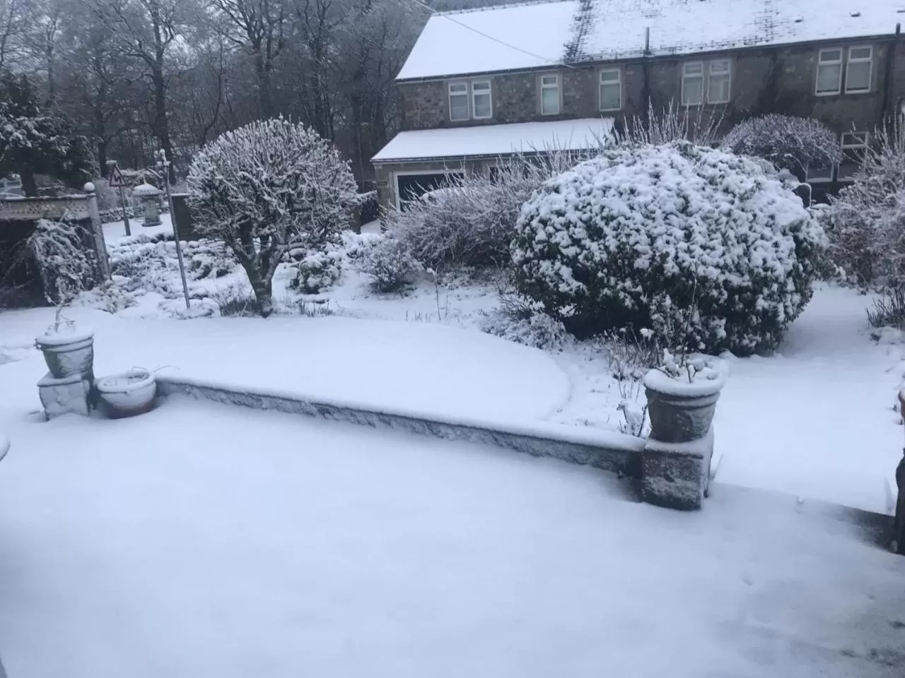 Winter in Craiglands Bed and Breakfast, Grassington