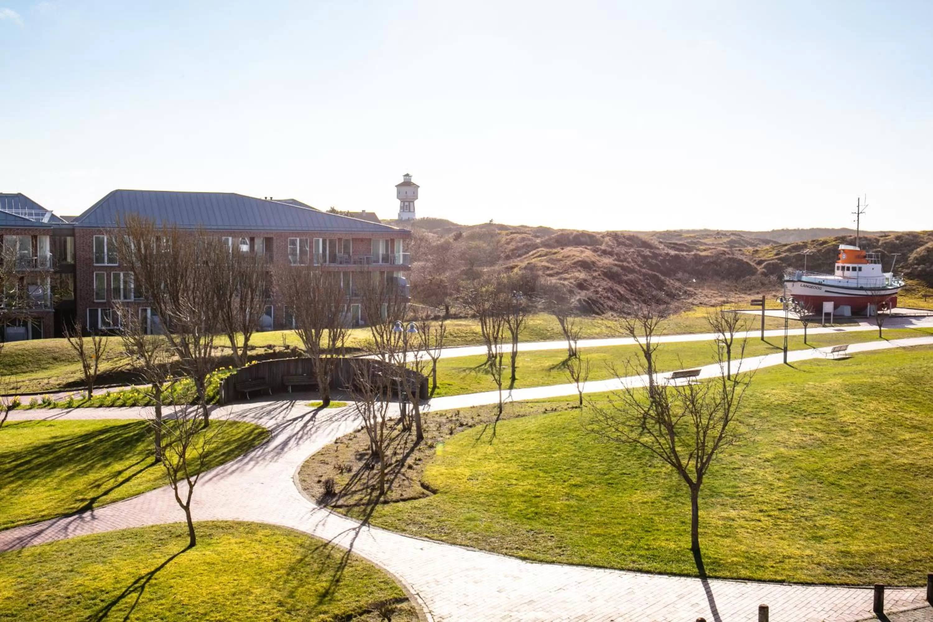 Garden view in Hotel Bethanien