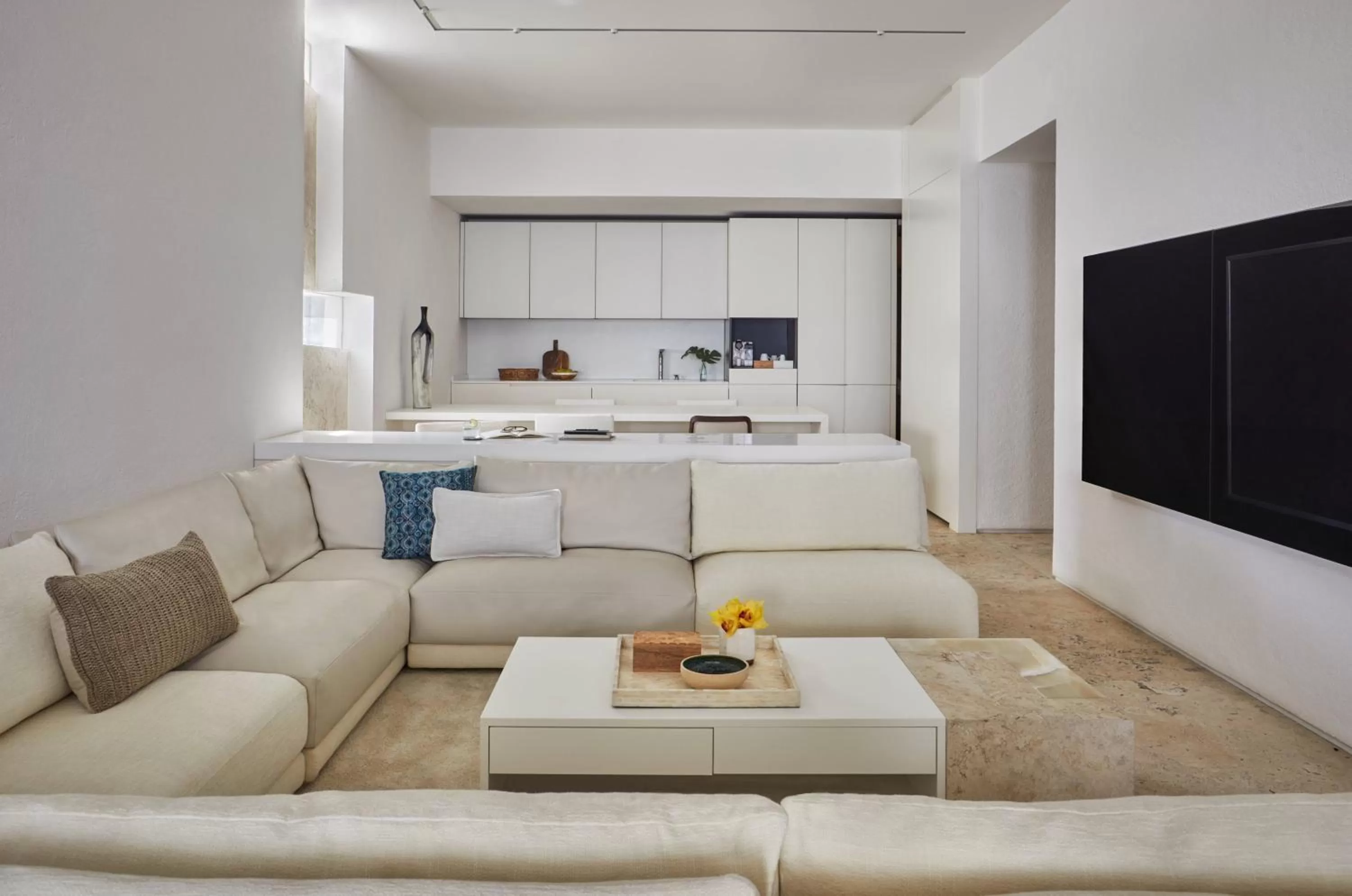 Living room in Viceroy Los Cabos