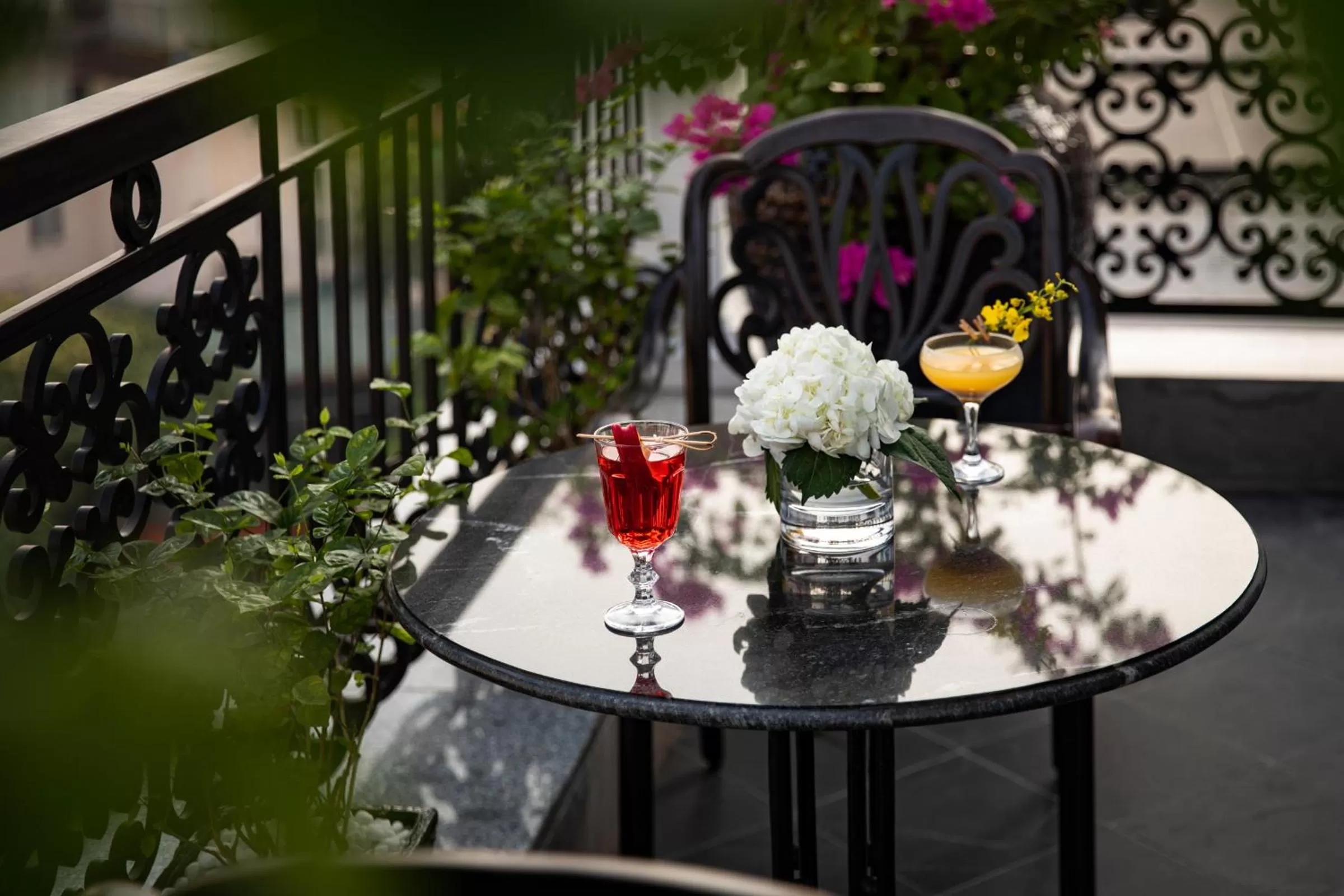 Balcony/Terrace in Soleil Boutique Hotel Hanoi