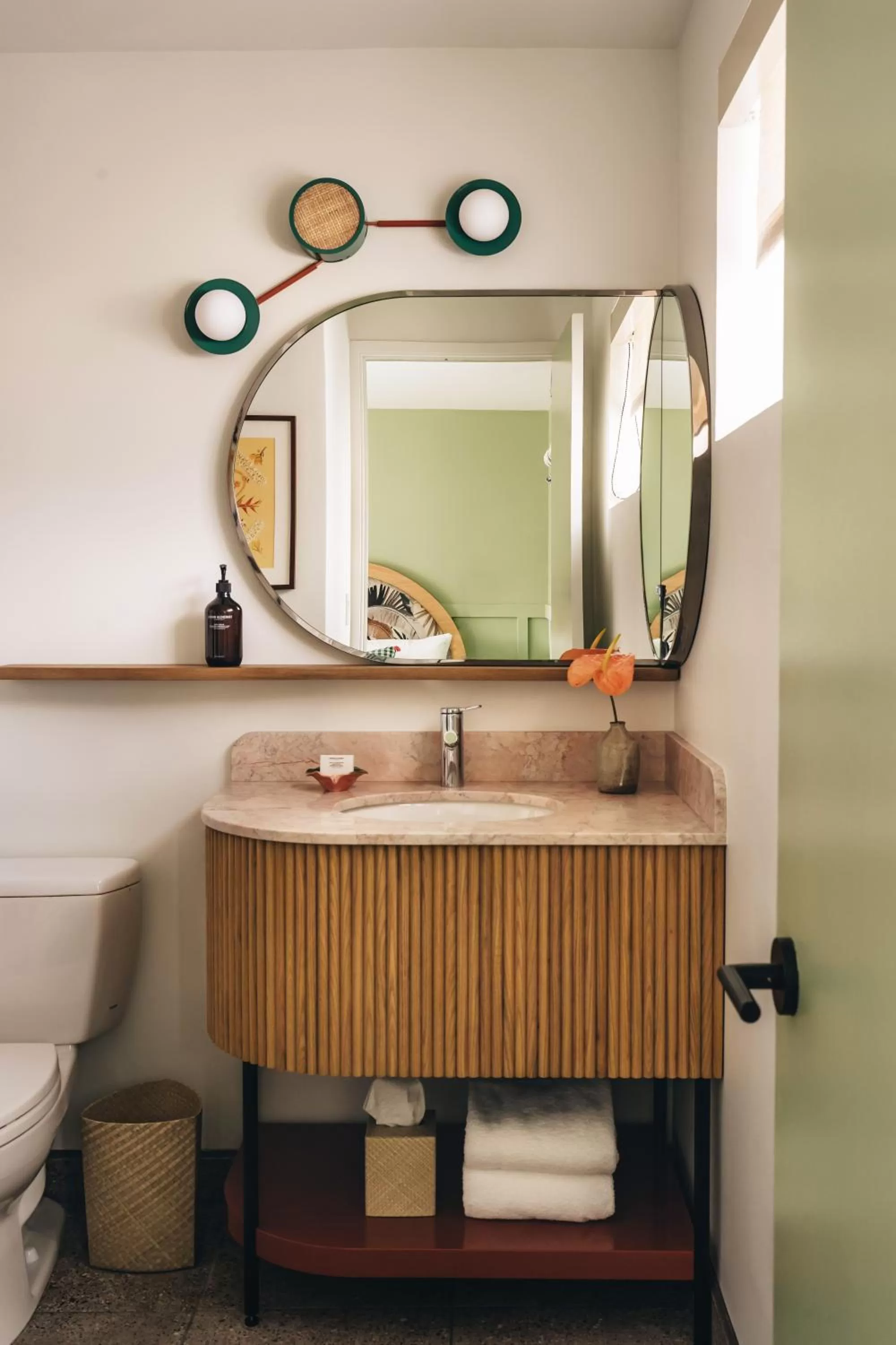 Bathroom in Wayfinder Waikiki - Voted Top 10 Best Hotels in Hawaii!