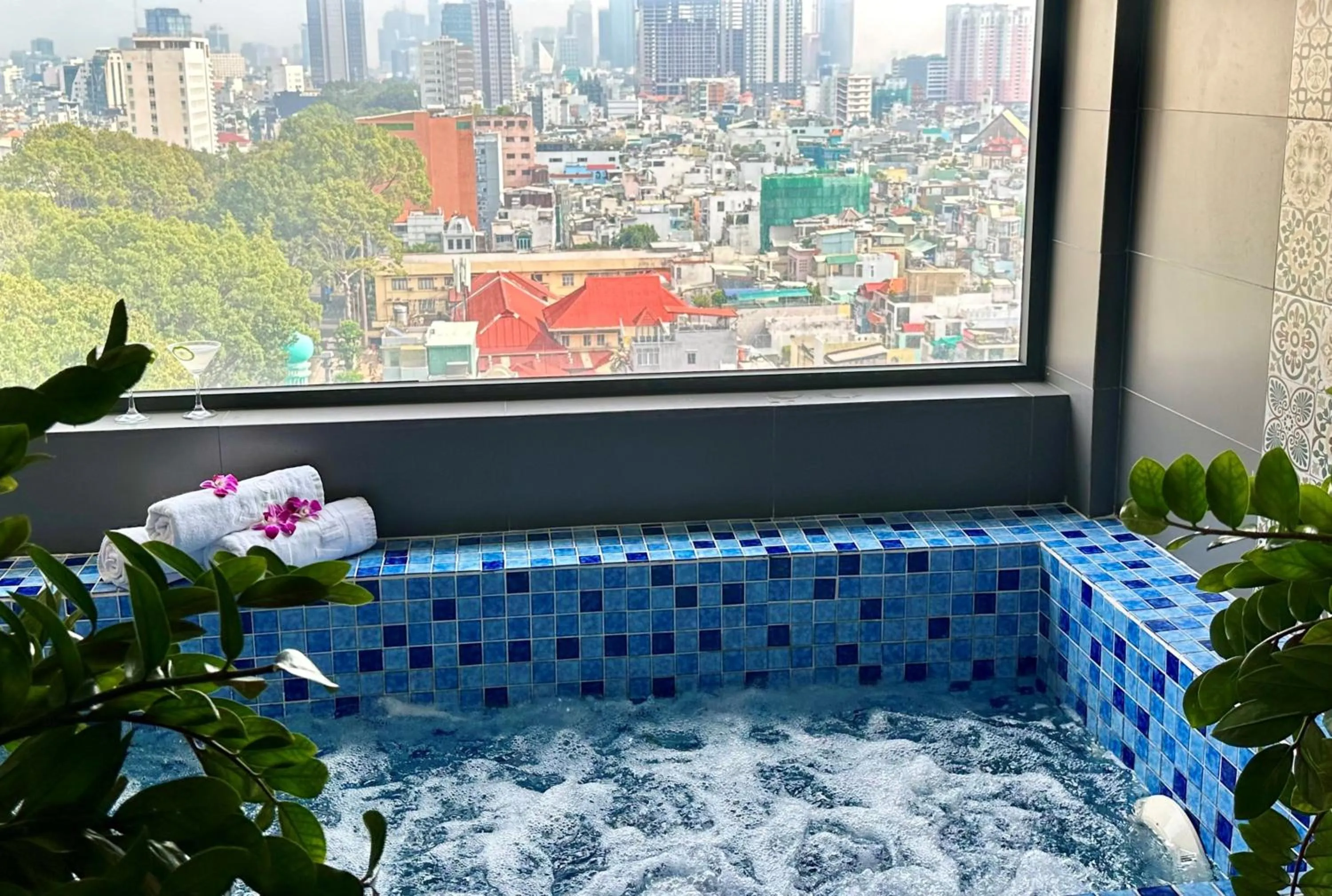 Pool view in Sunshine Antique Hotel Saigon