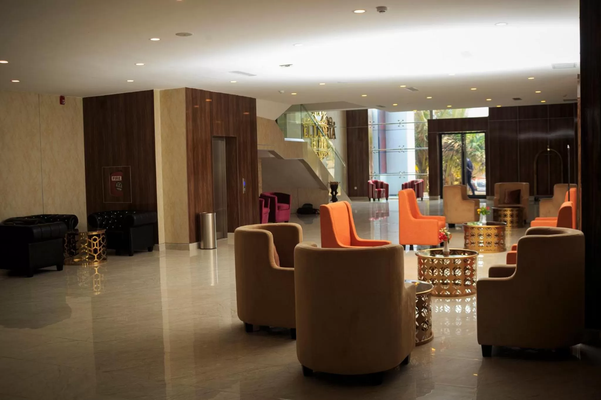 Lobby or reception in El Doria Hotel