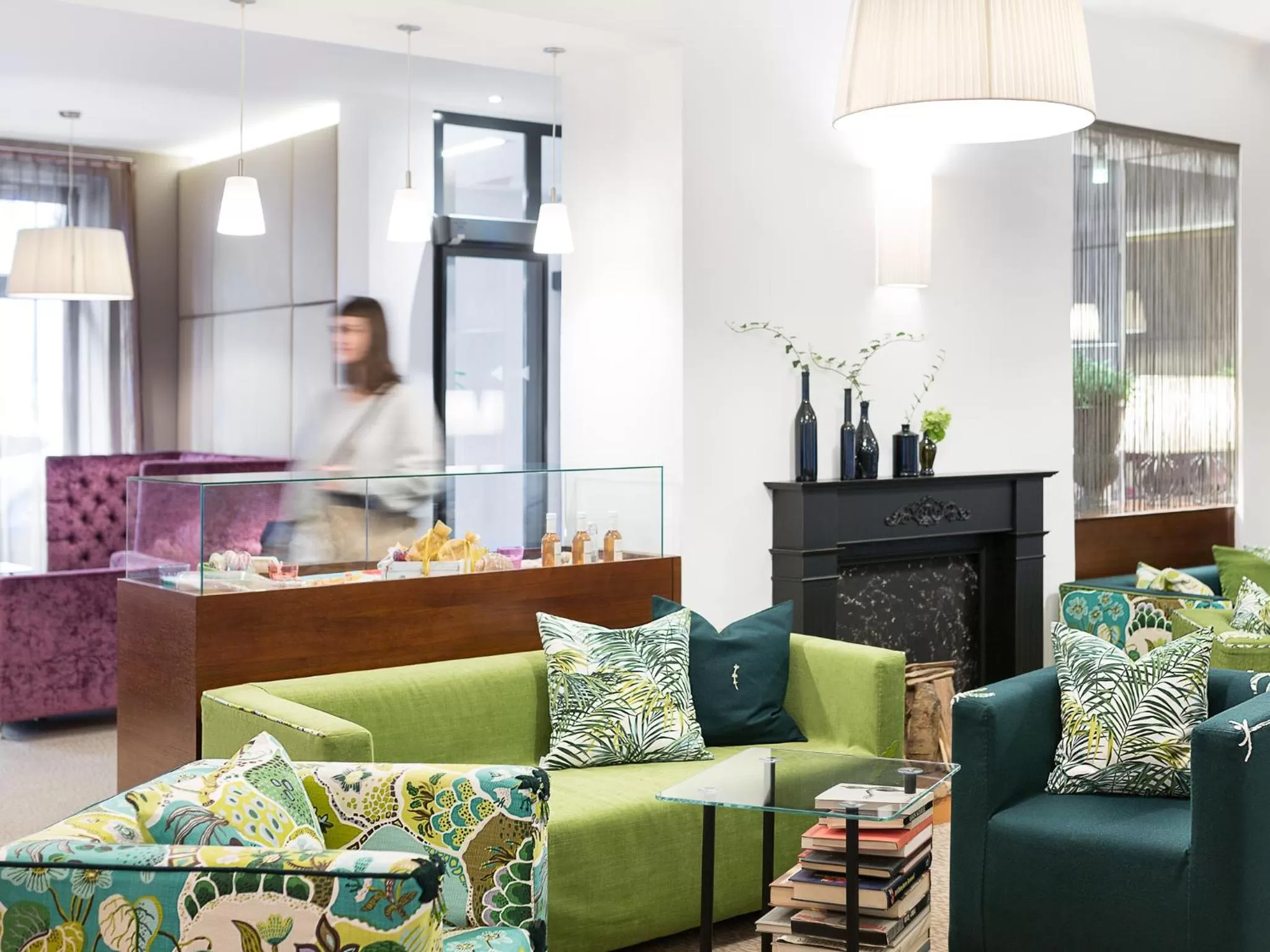 Lobby or reception in Boutiquehotel Stadthalle