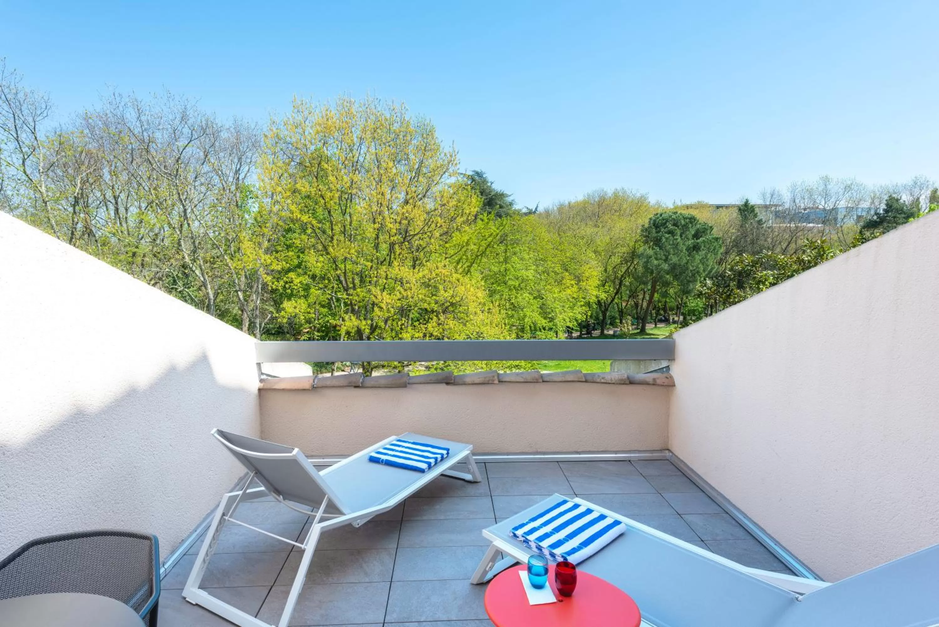 Balcony/Terrace in Novotel Toulouse Centre Compans Caffarelli