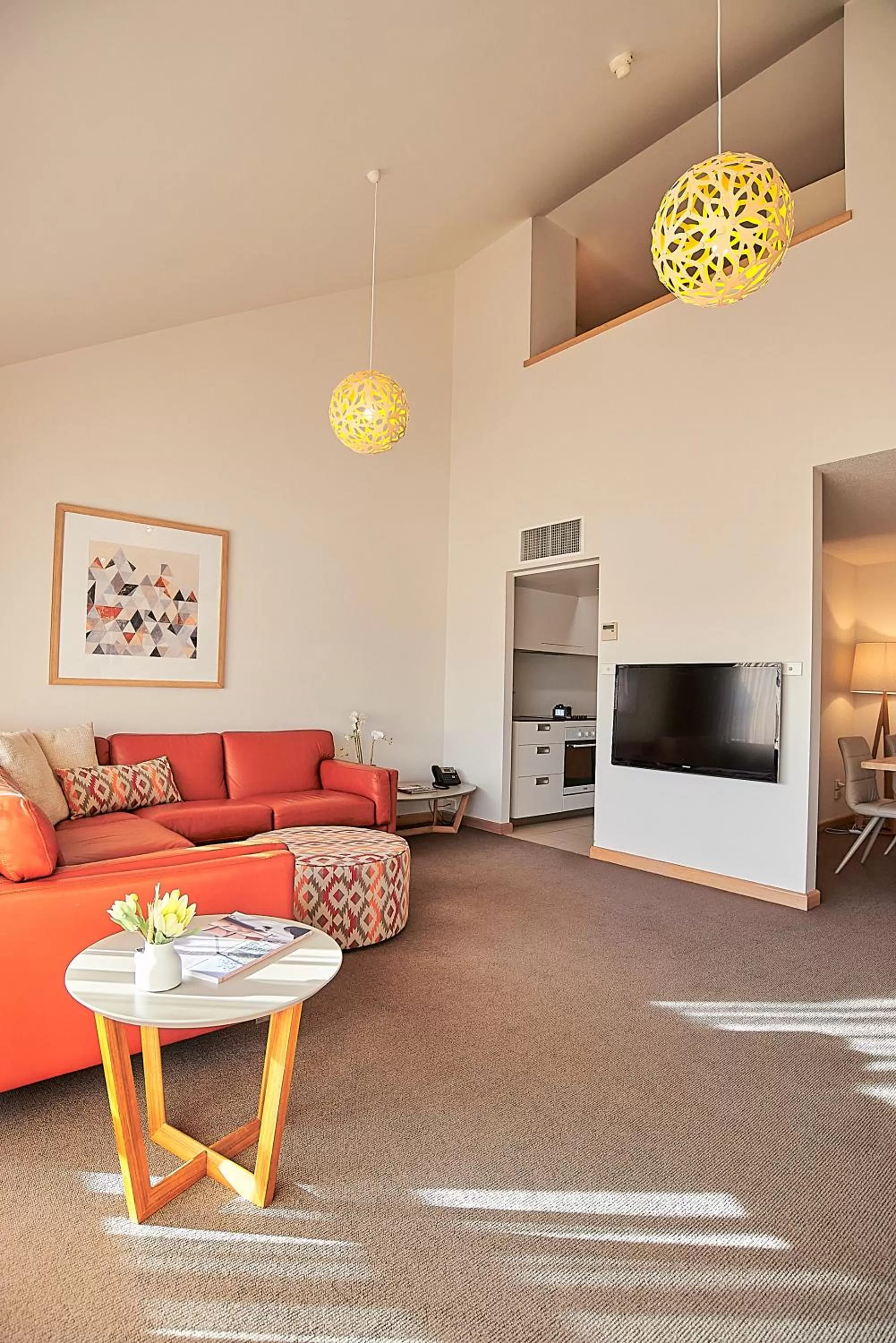 Living room in Salamanca Inn