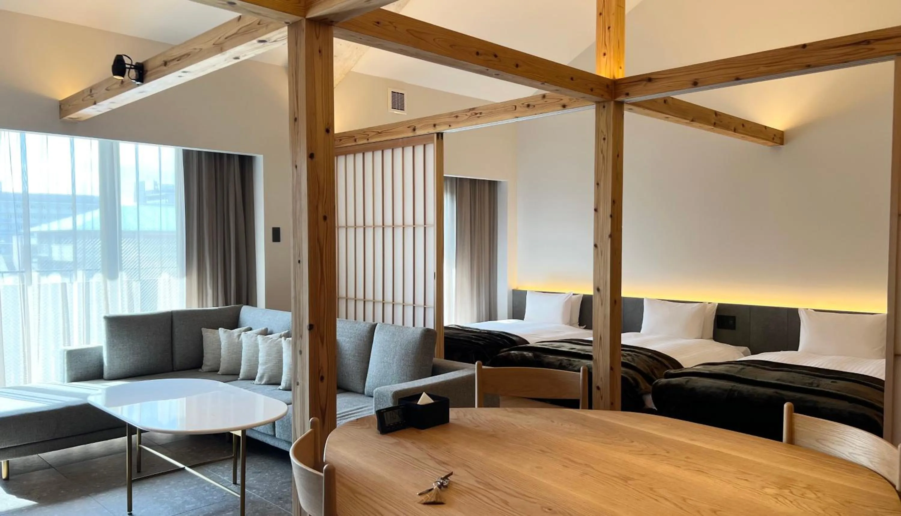 Living room in Kyoto ITOYA Hotel Mon