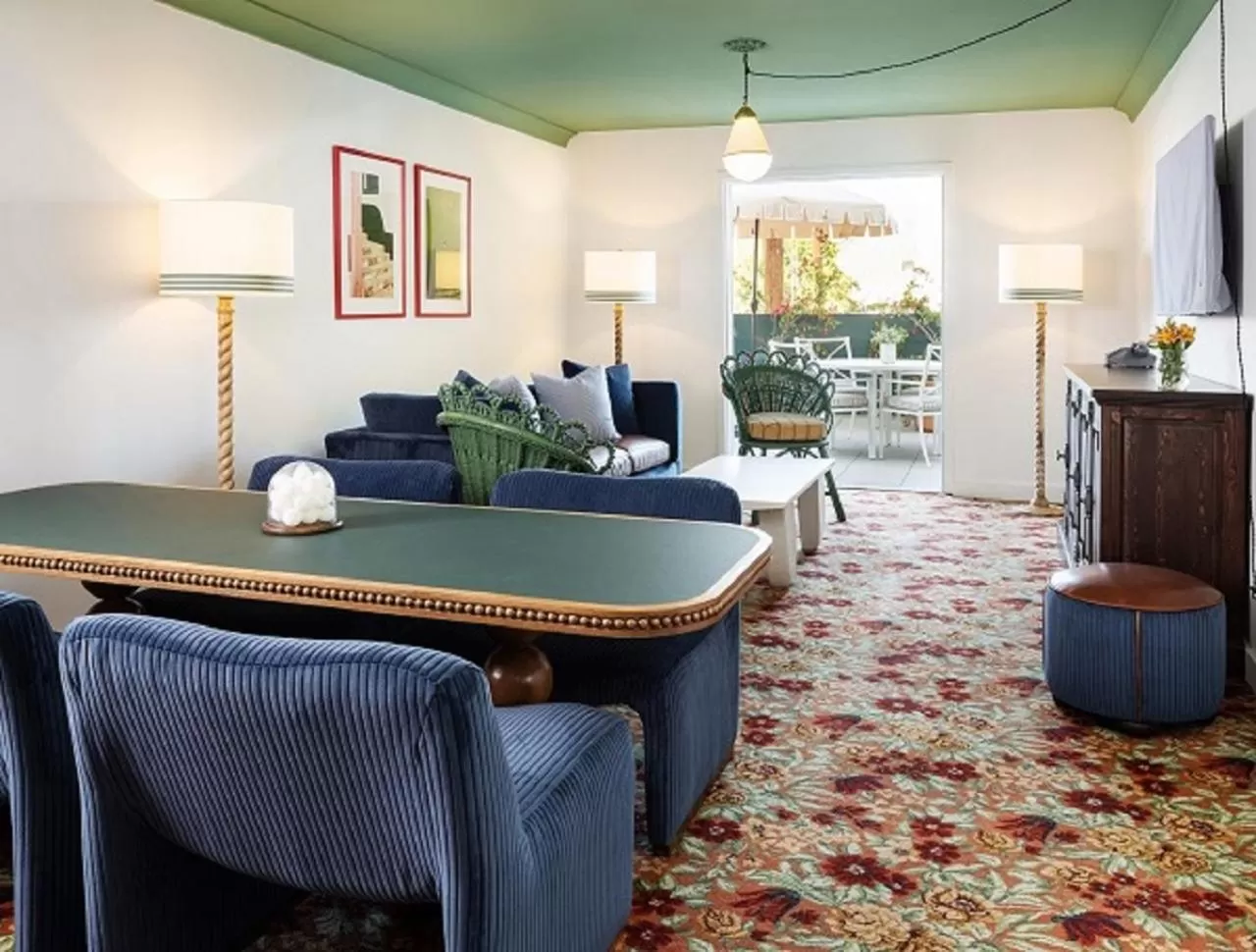 Living room in Palihouse West Hollywood at Beverly Hills