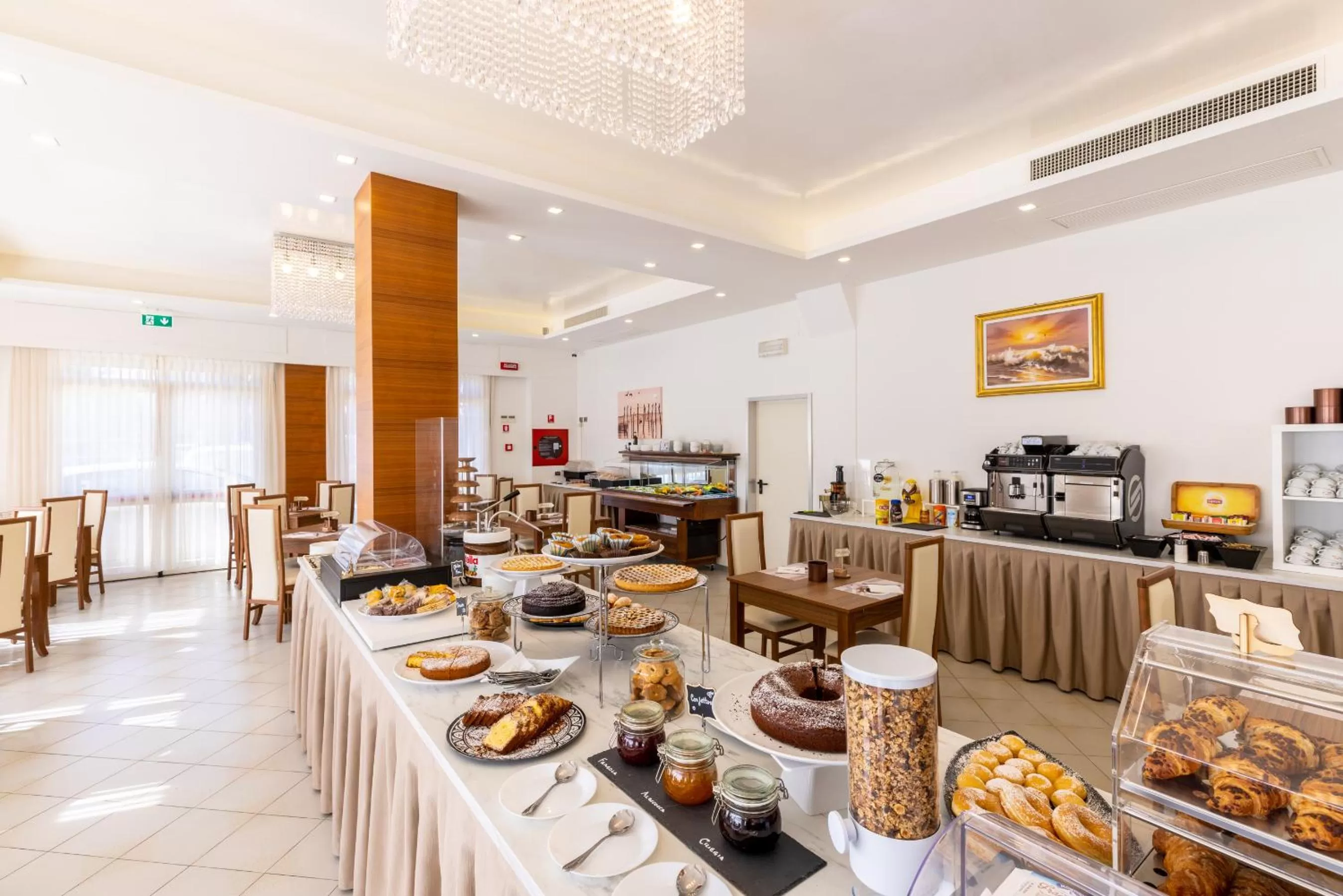 Breakfast in Hotel Edelweiss Riccione