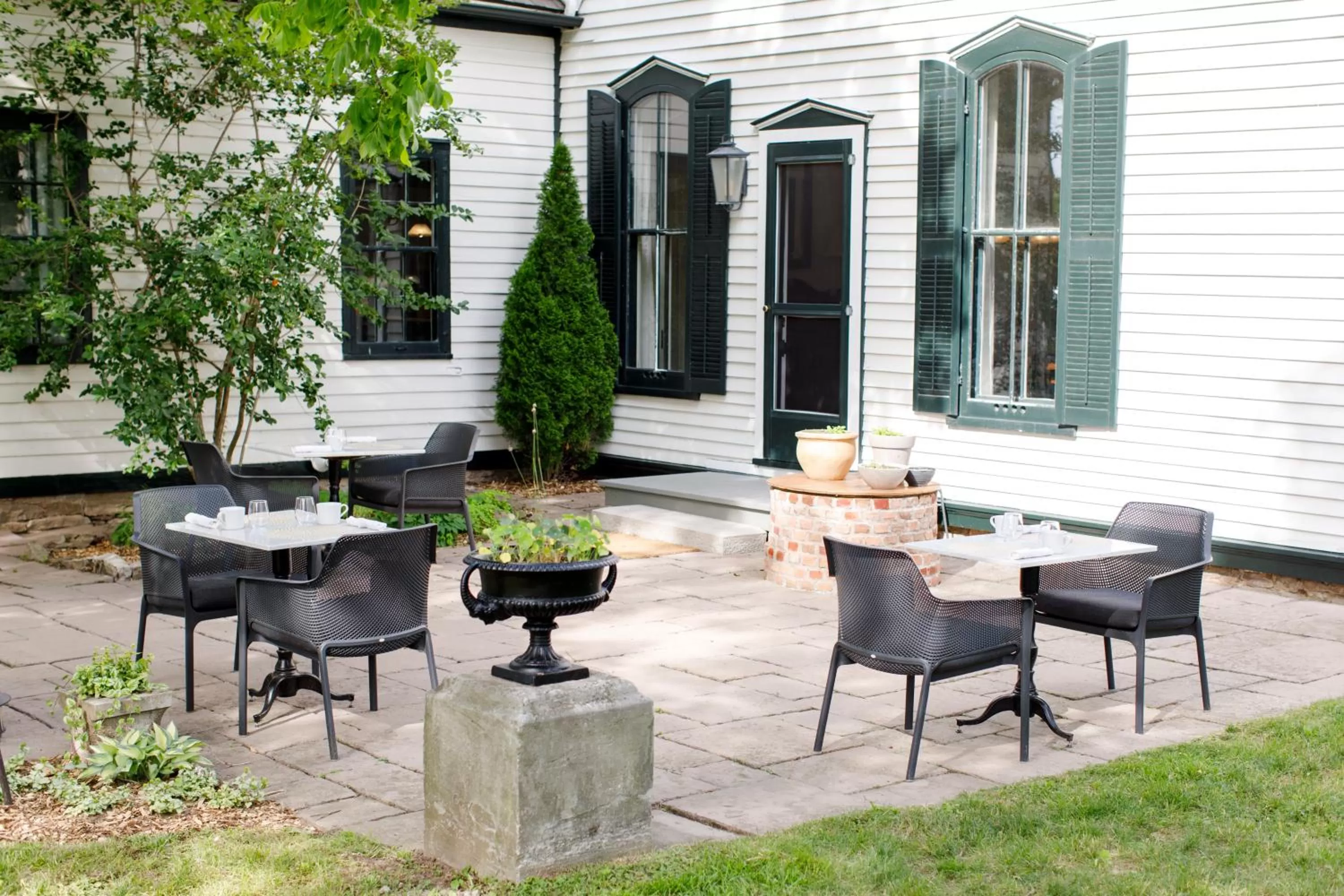 Patio in Woodbourne Inn