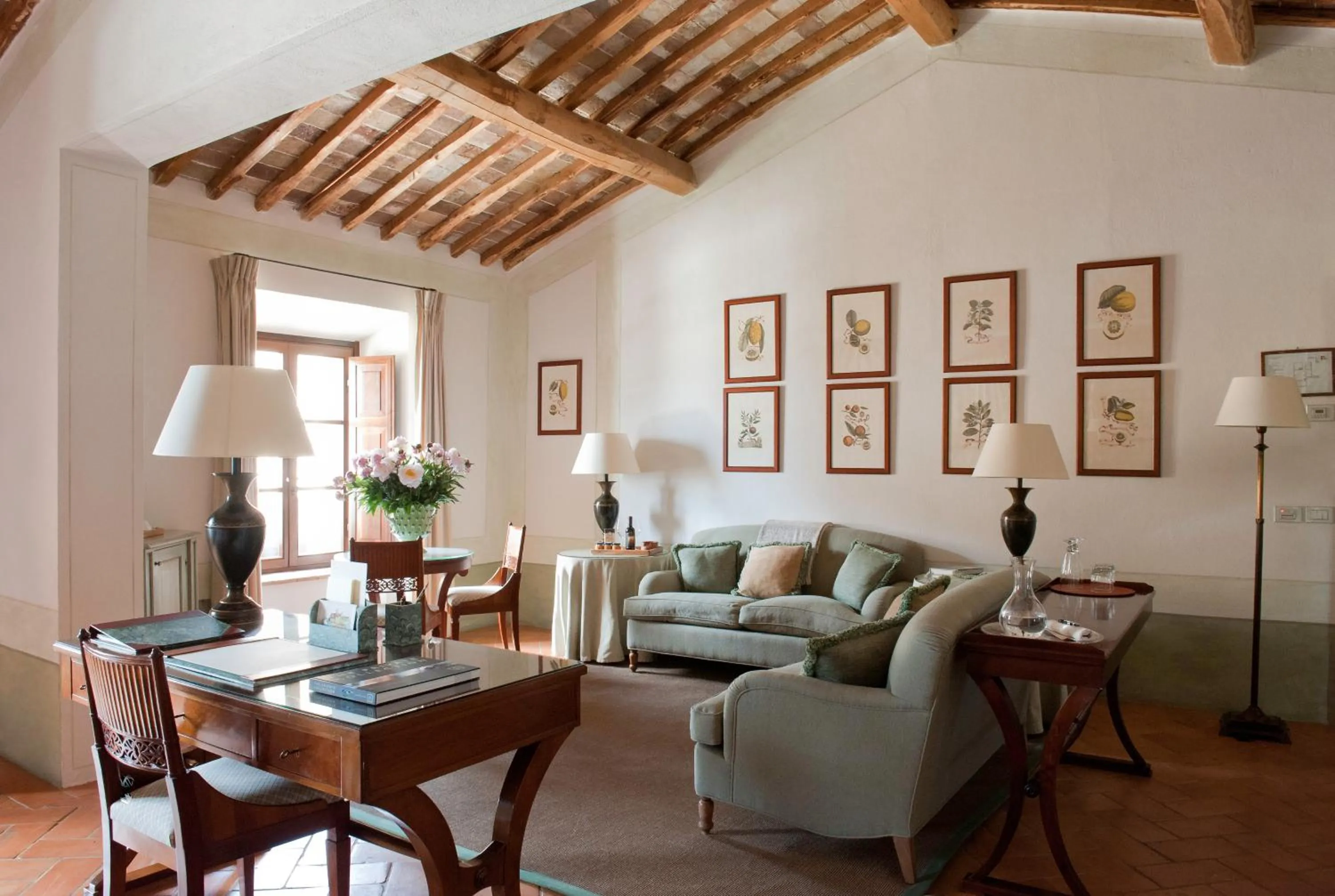 Living room in Castello Banfi - Il Borgo - Relais et Chateaux